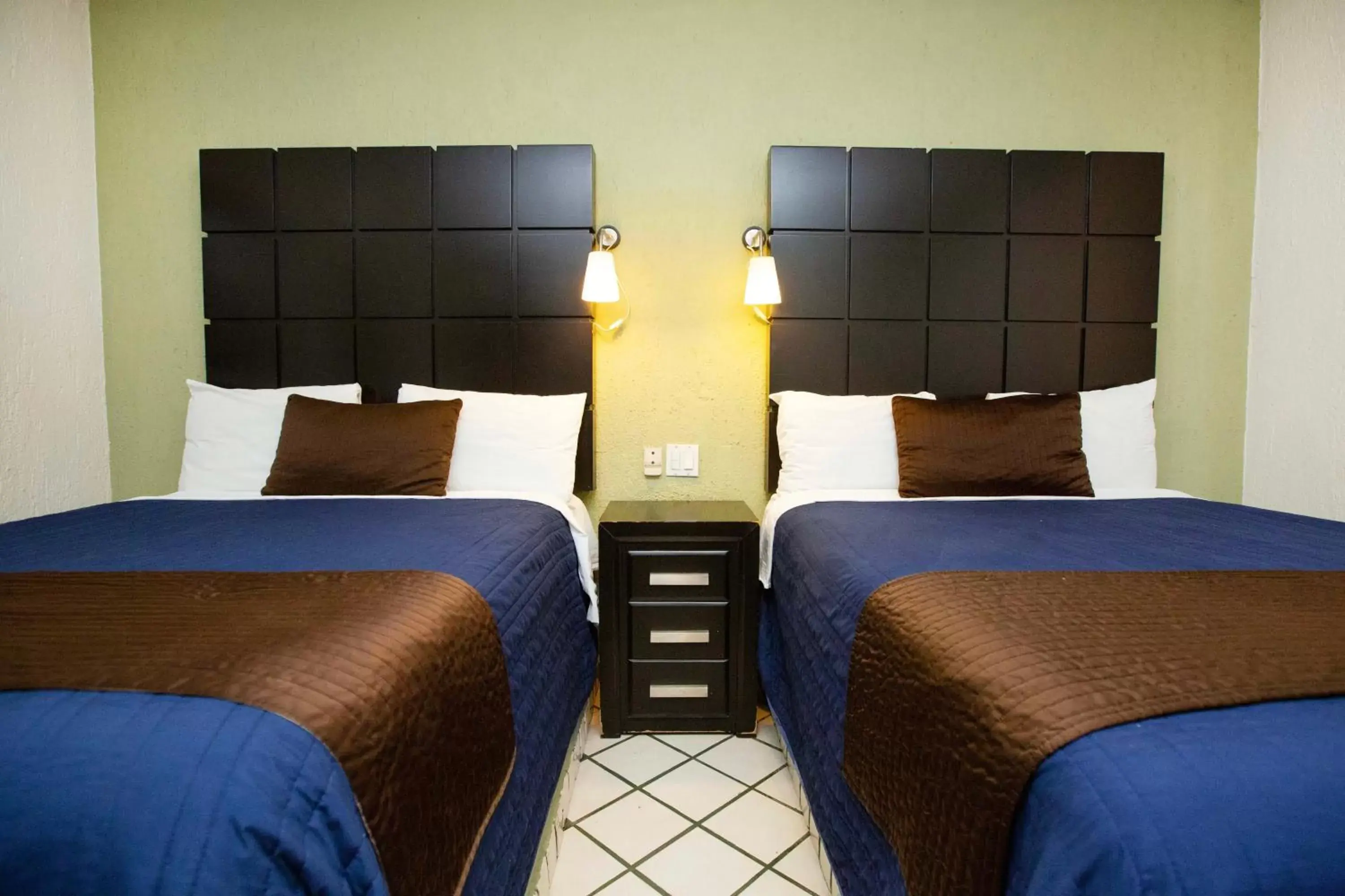 Bed in Hotel Posada Terranova