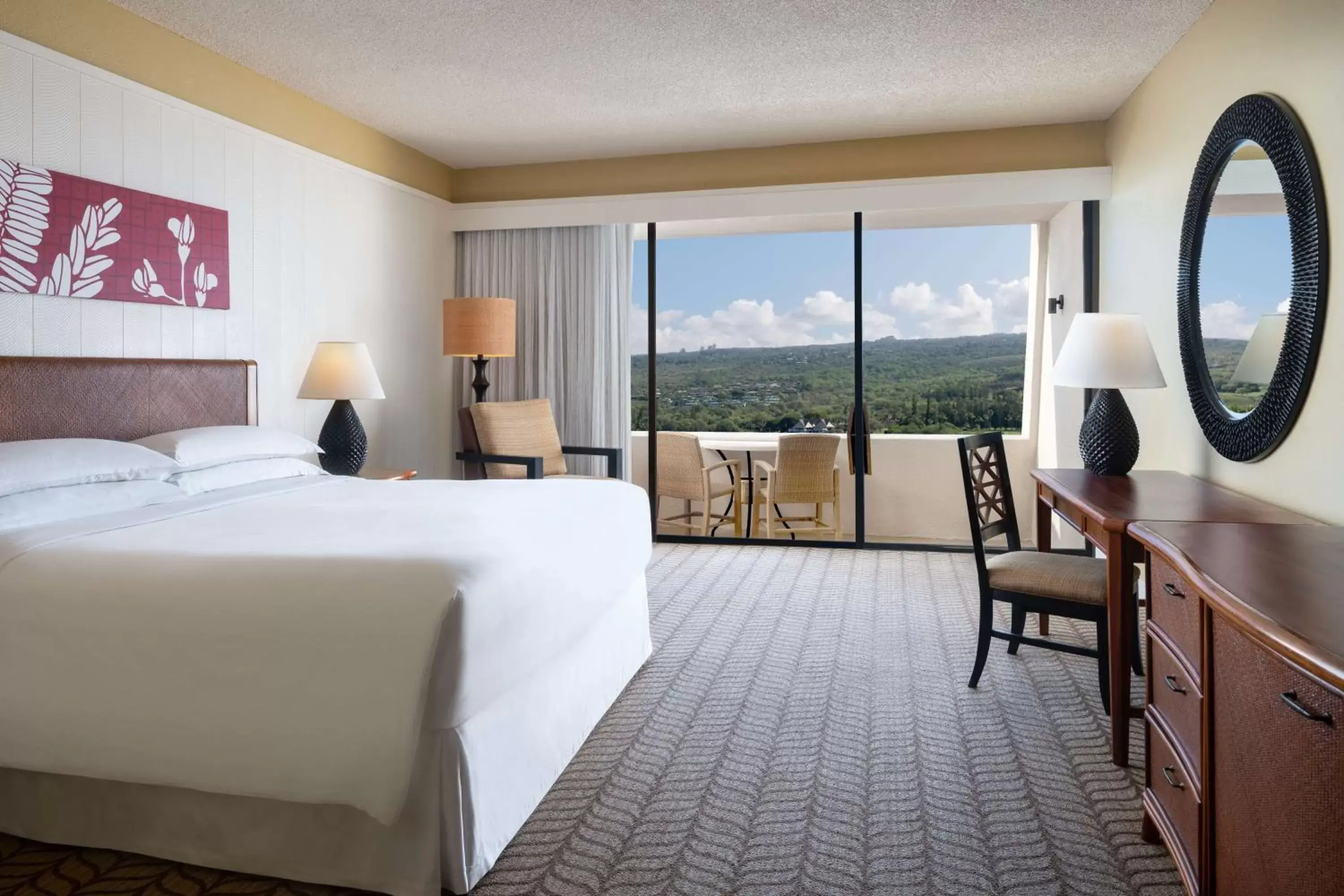 Bedroom in Outrigger Kona Resort and Spa