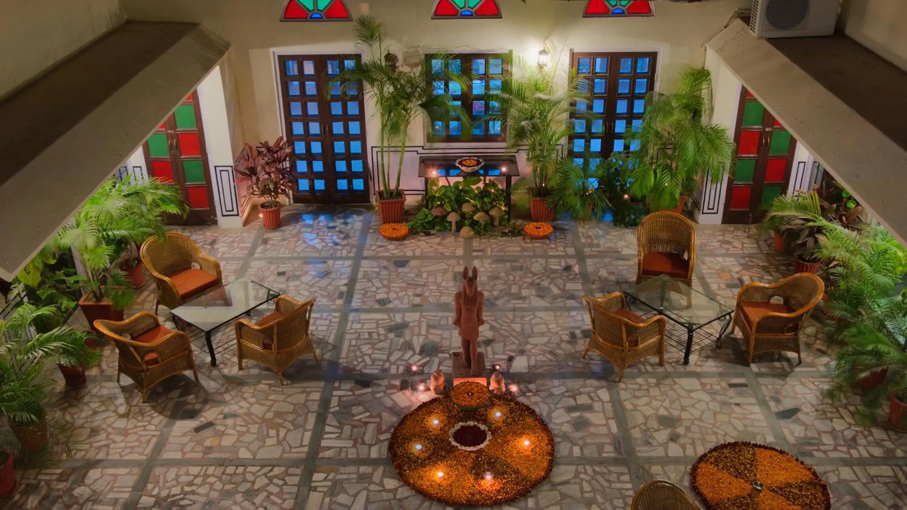 Balcony/Terrace, Lounge/Bar in Hari Mahal Palace by Pachar Group