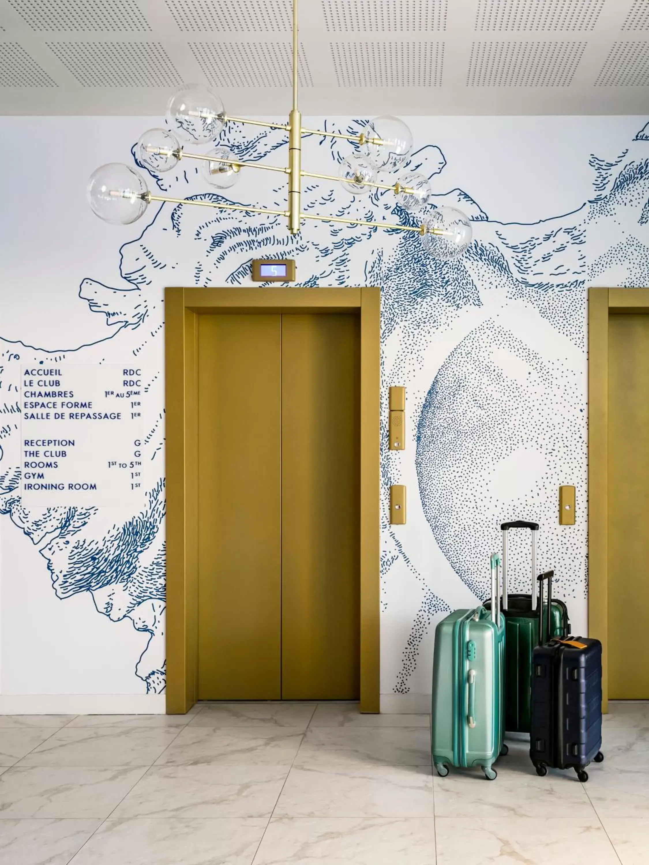 Lobby or reception in OKKO Hotels Toulon Centre Lobby or reception in OKKO Hotels Toulon Centre