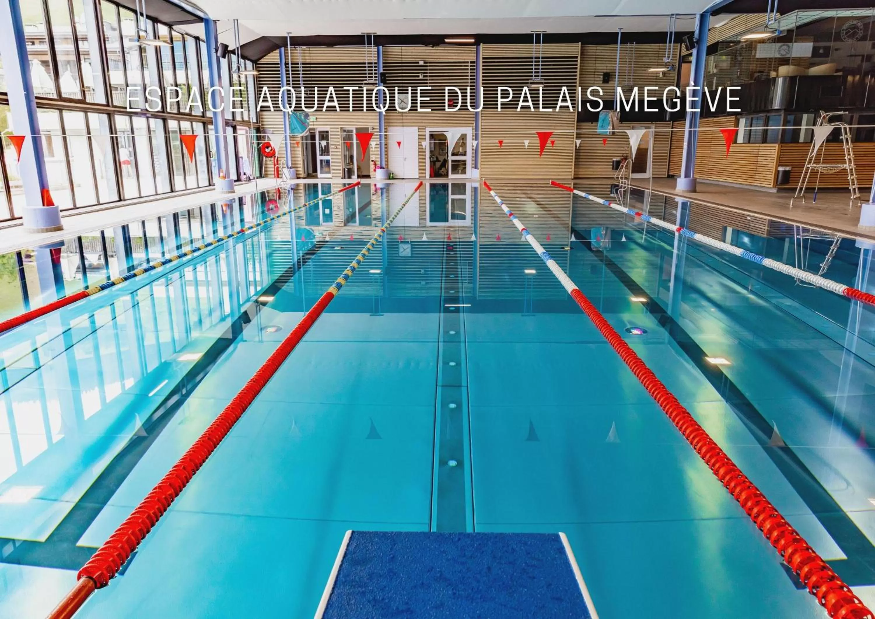 Swimming pool in Novotel Megève Mont-Blanc