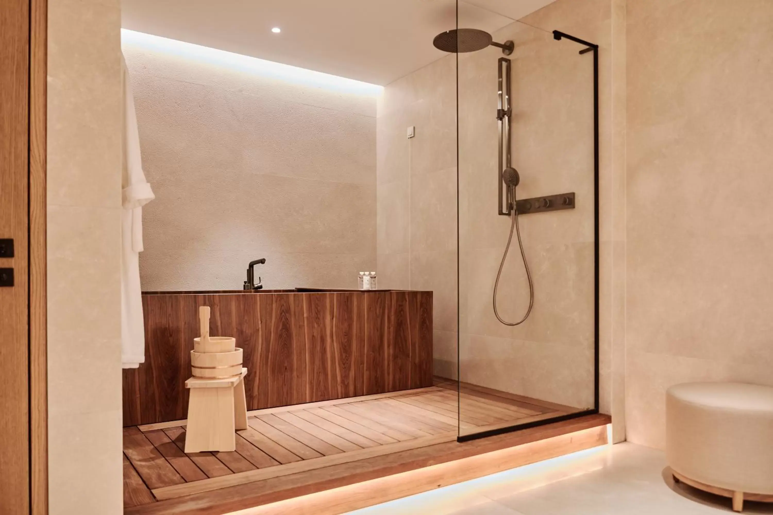 Shower, Bathroom in The Ritz-Carlton, Istanbul at the Bosphorus