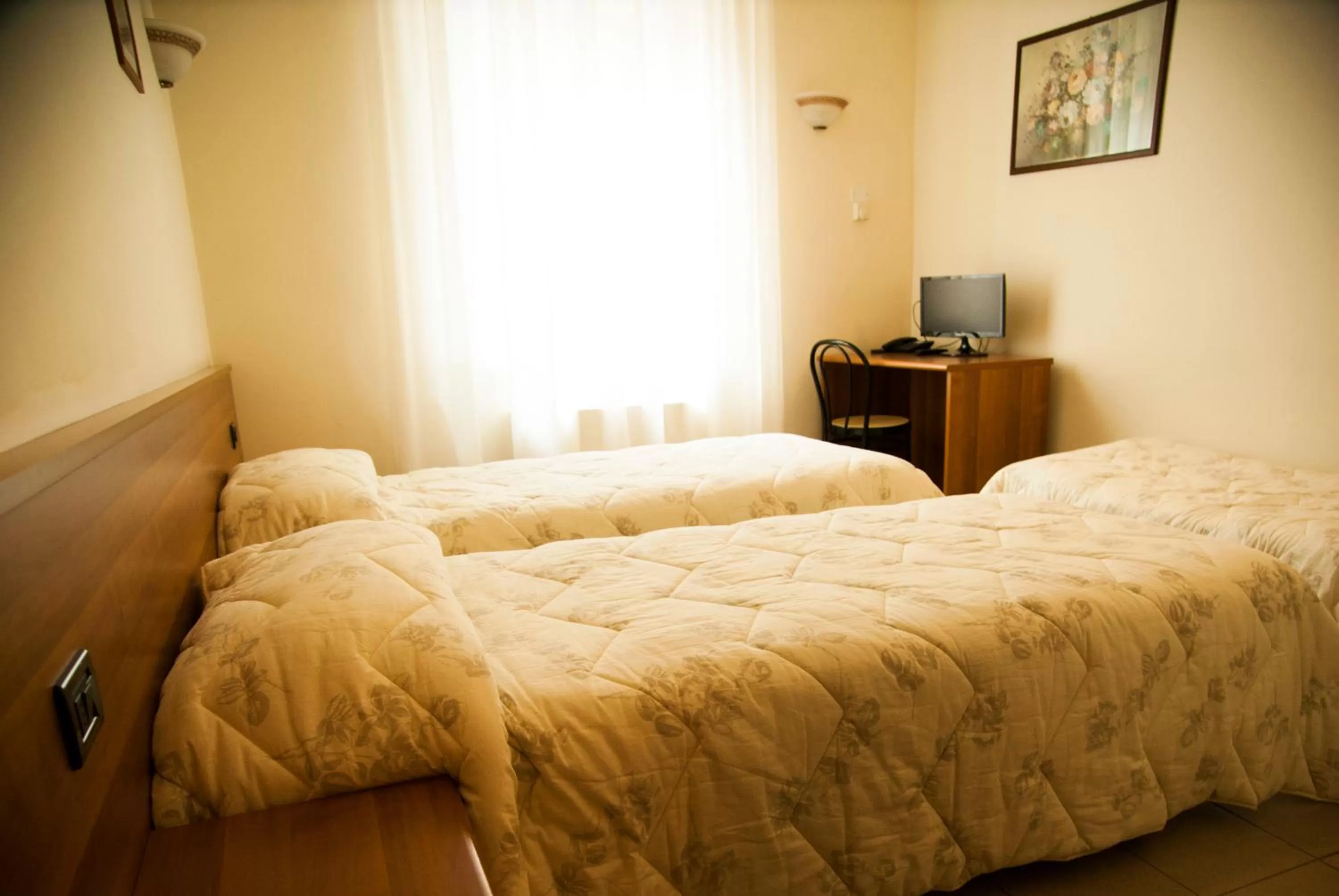 Bed in Hotel Marinoni