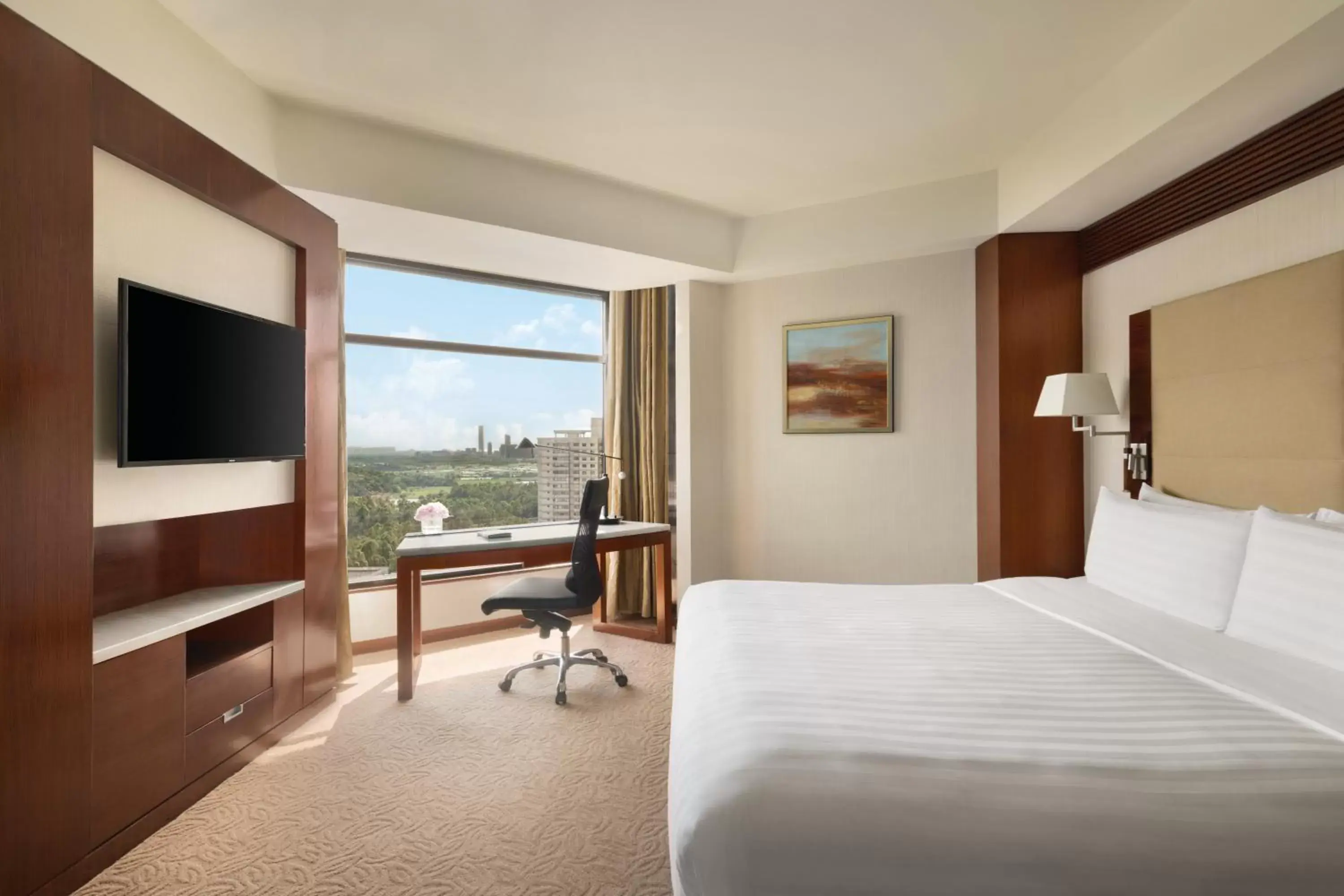 Photo of the whole room, Bed in Shangri-La Shenzhen Photo of the whole room, Bed in Shangri-La Shenzhen