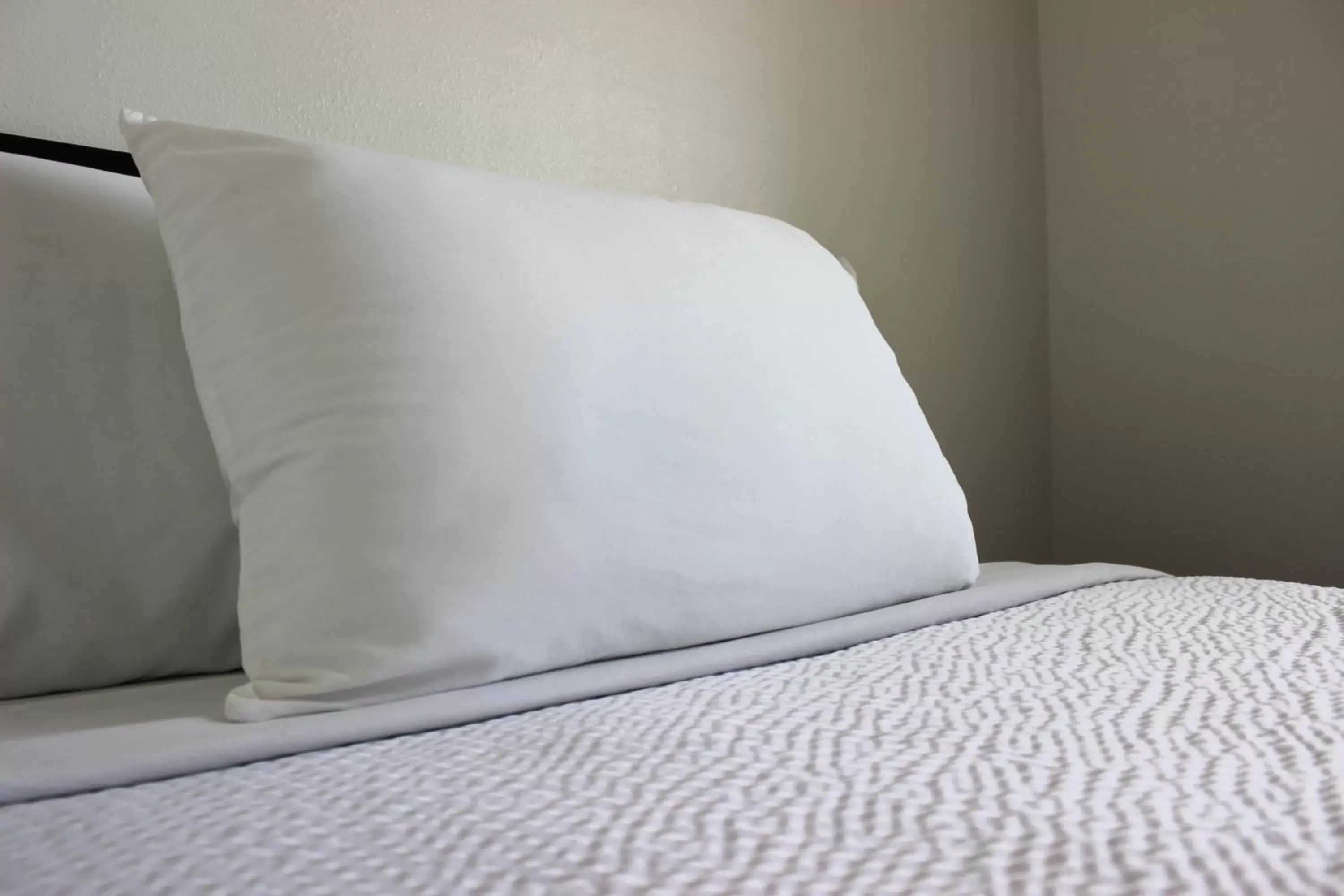 Bed in Motel 6 Rexburg, ID
