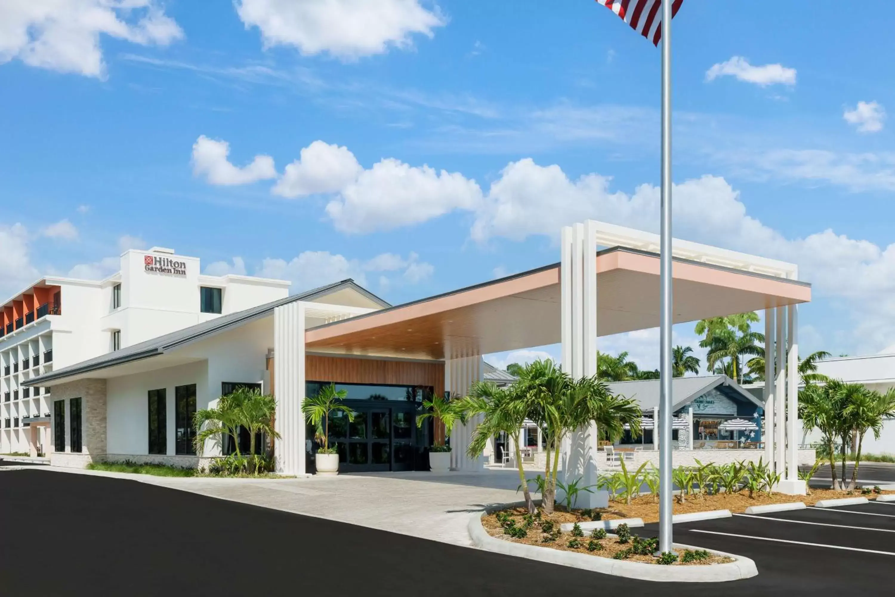 Property building in Hilton Garden Inn St. Pete Beach, FL Property building in Hilton Garden Inn St. Pete Beach, FL
