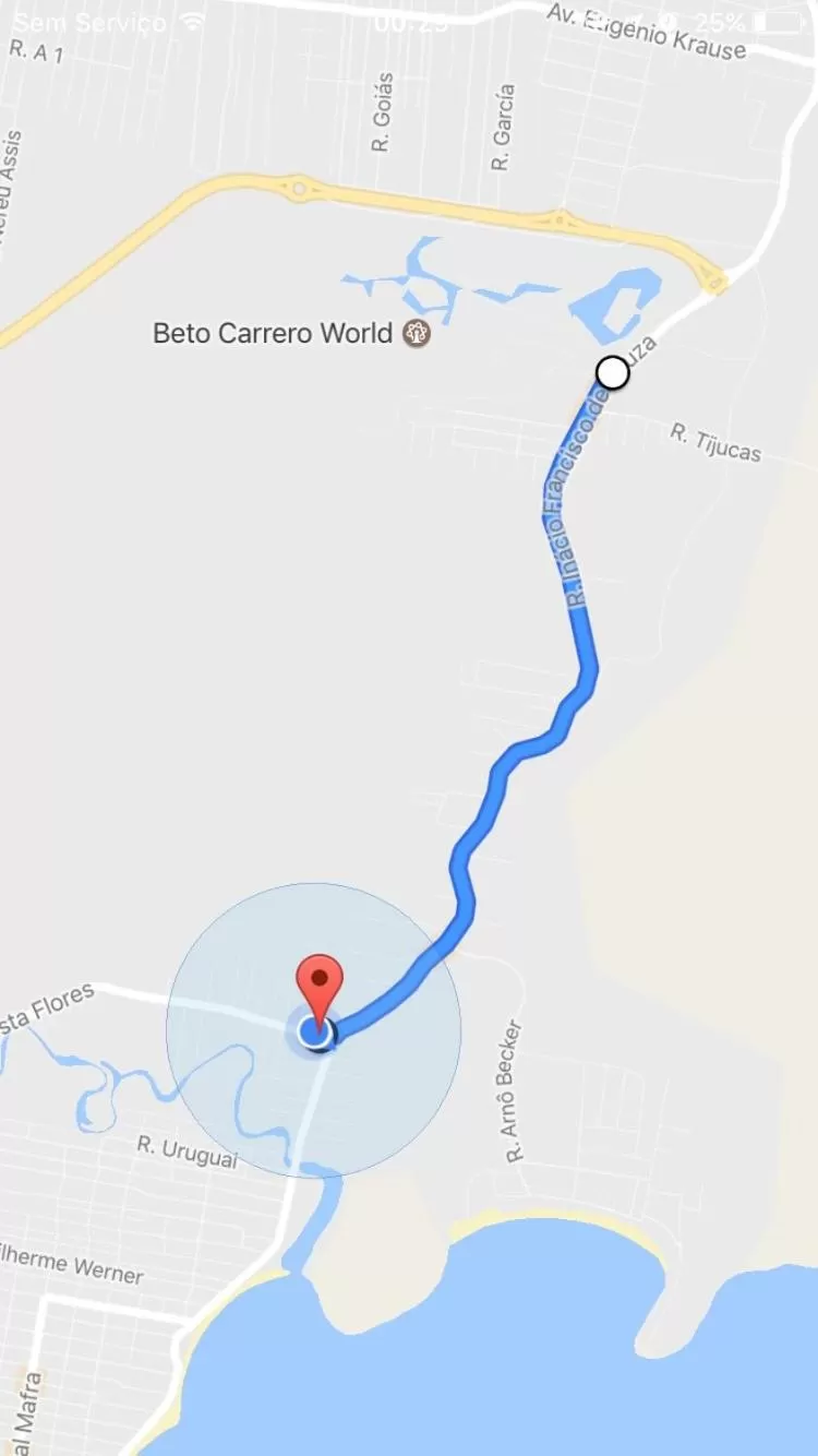 Location in Pousada Rota das Praias