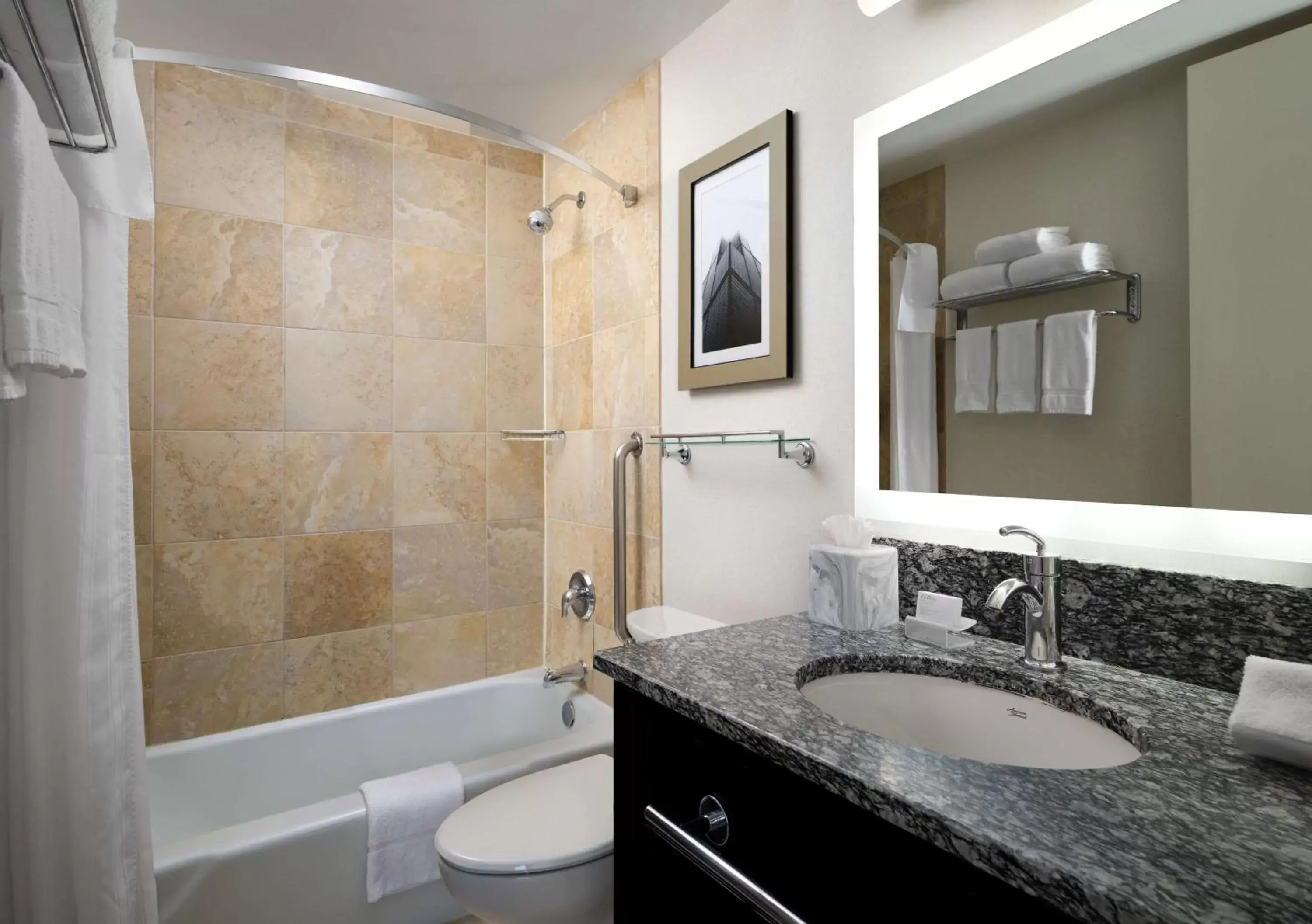 Bathroom in Homewood Suites by Hilton Chicago Downtown - Magnificent Mile