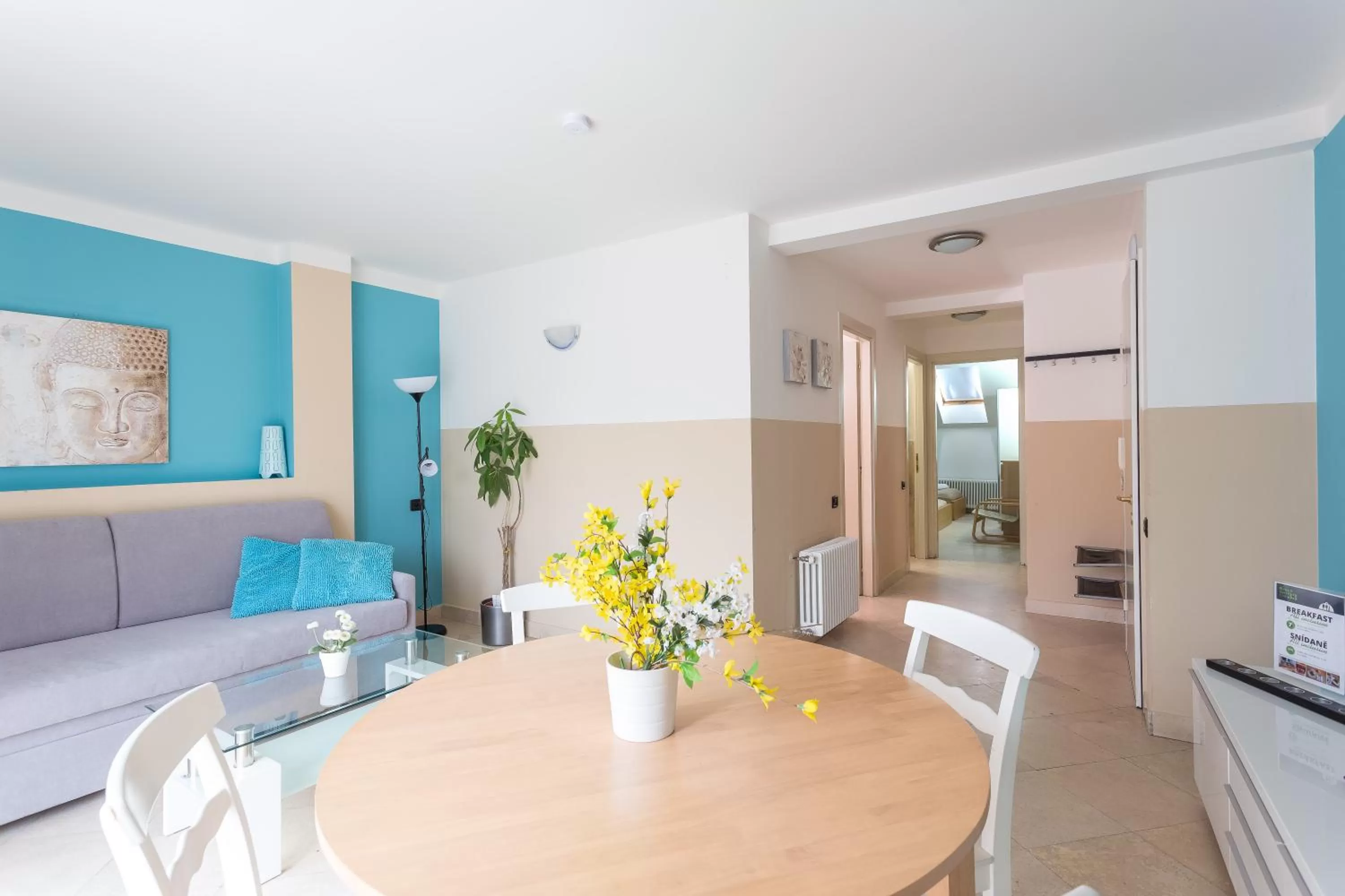 Living room, Dining Area in Legerova 33 Apartments