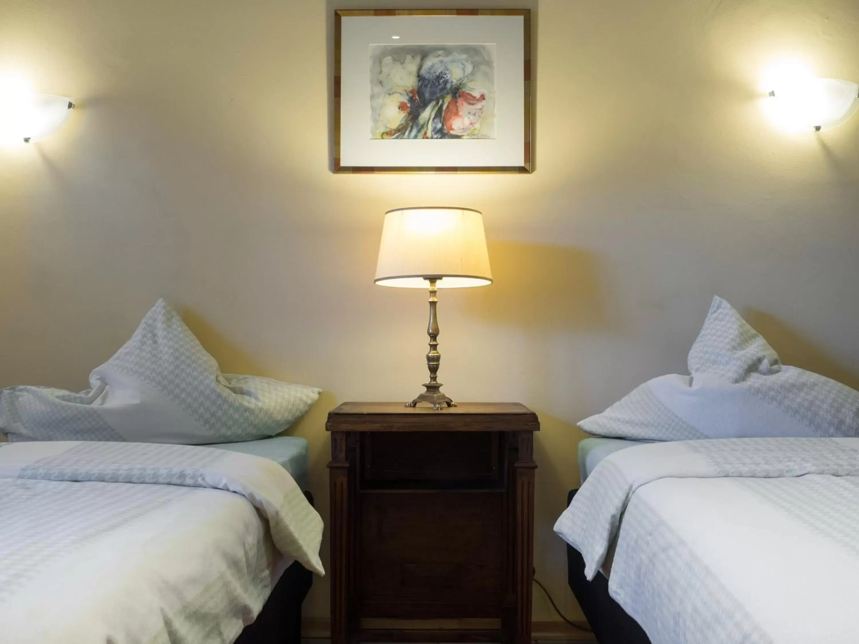 Bedroom, Bed in Landhaus Nalbach