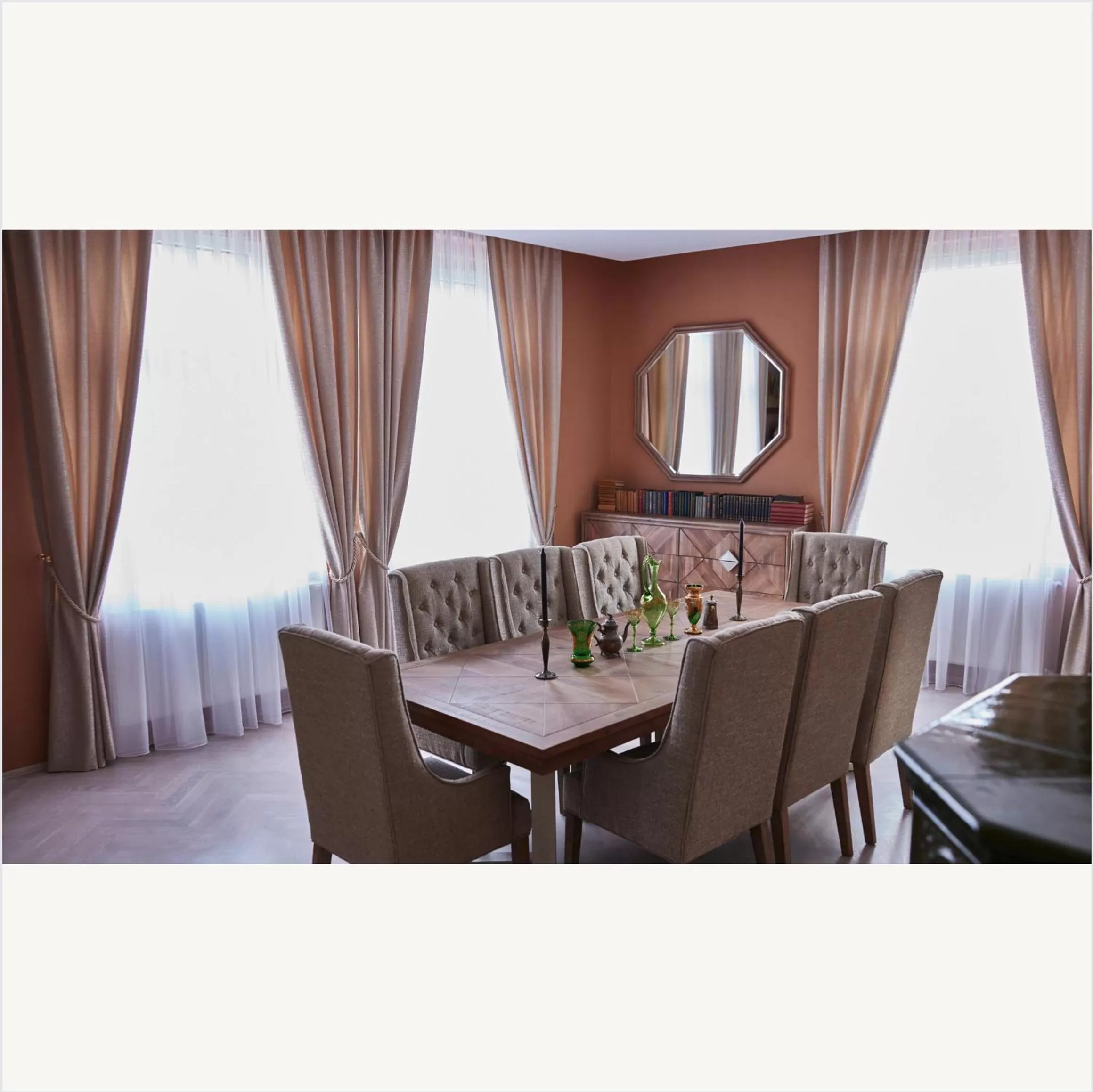 Dining area in Apartmány Pekárna 1898