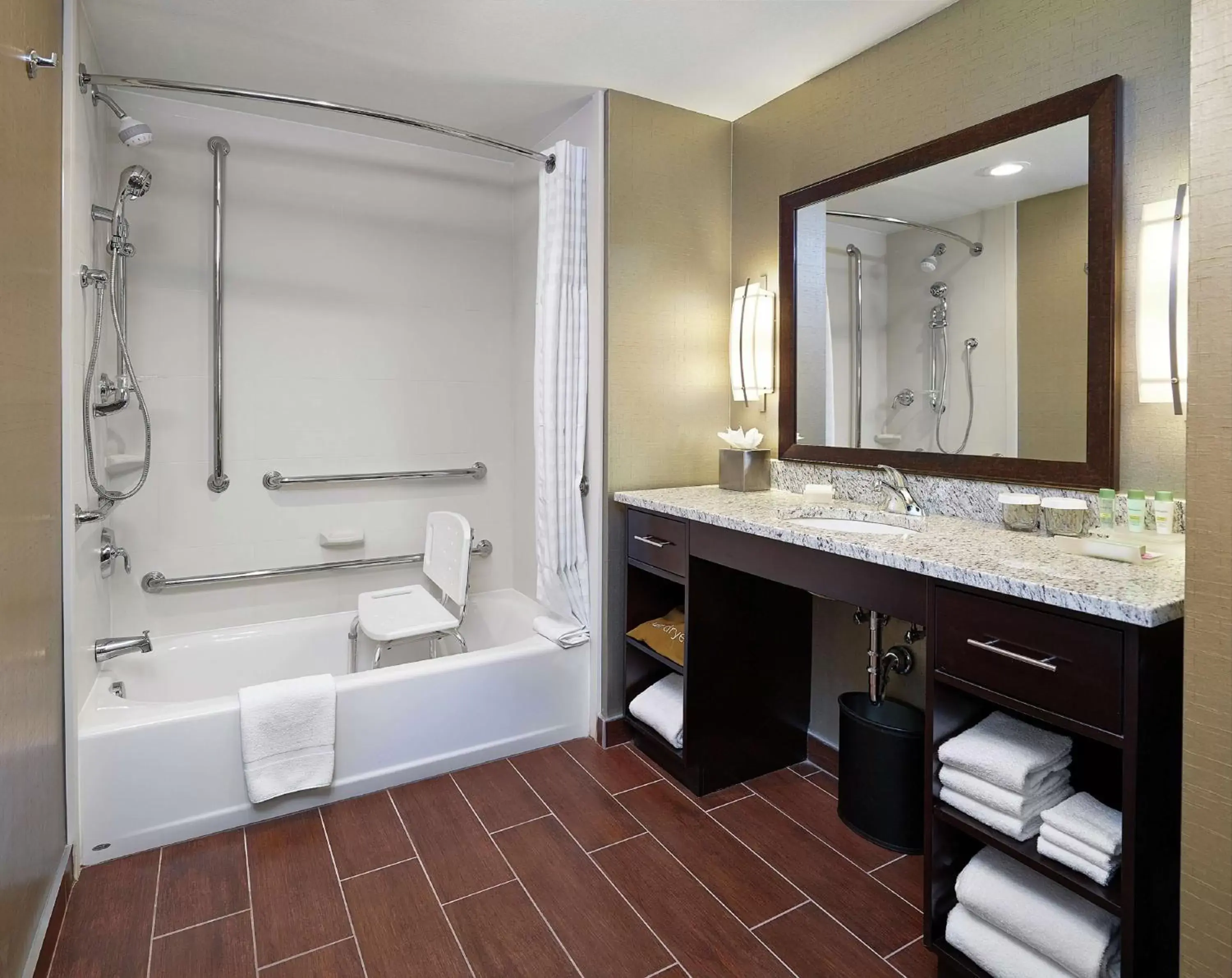 Bathroom in Homewood Suites Calgary Airport