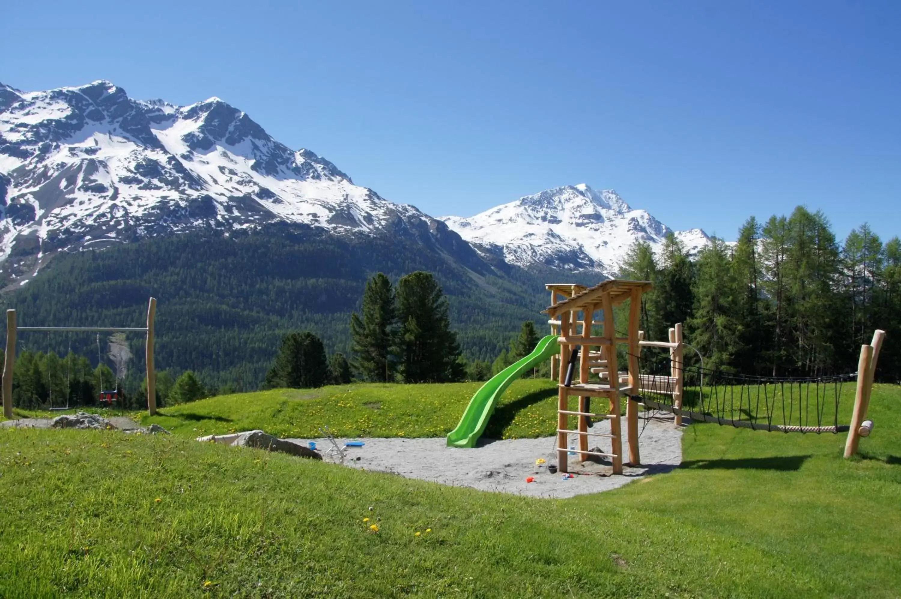 Children play ground, Children's Play Area in Berghotel Randolins