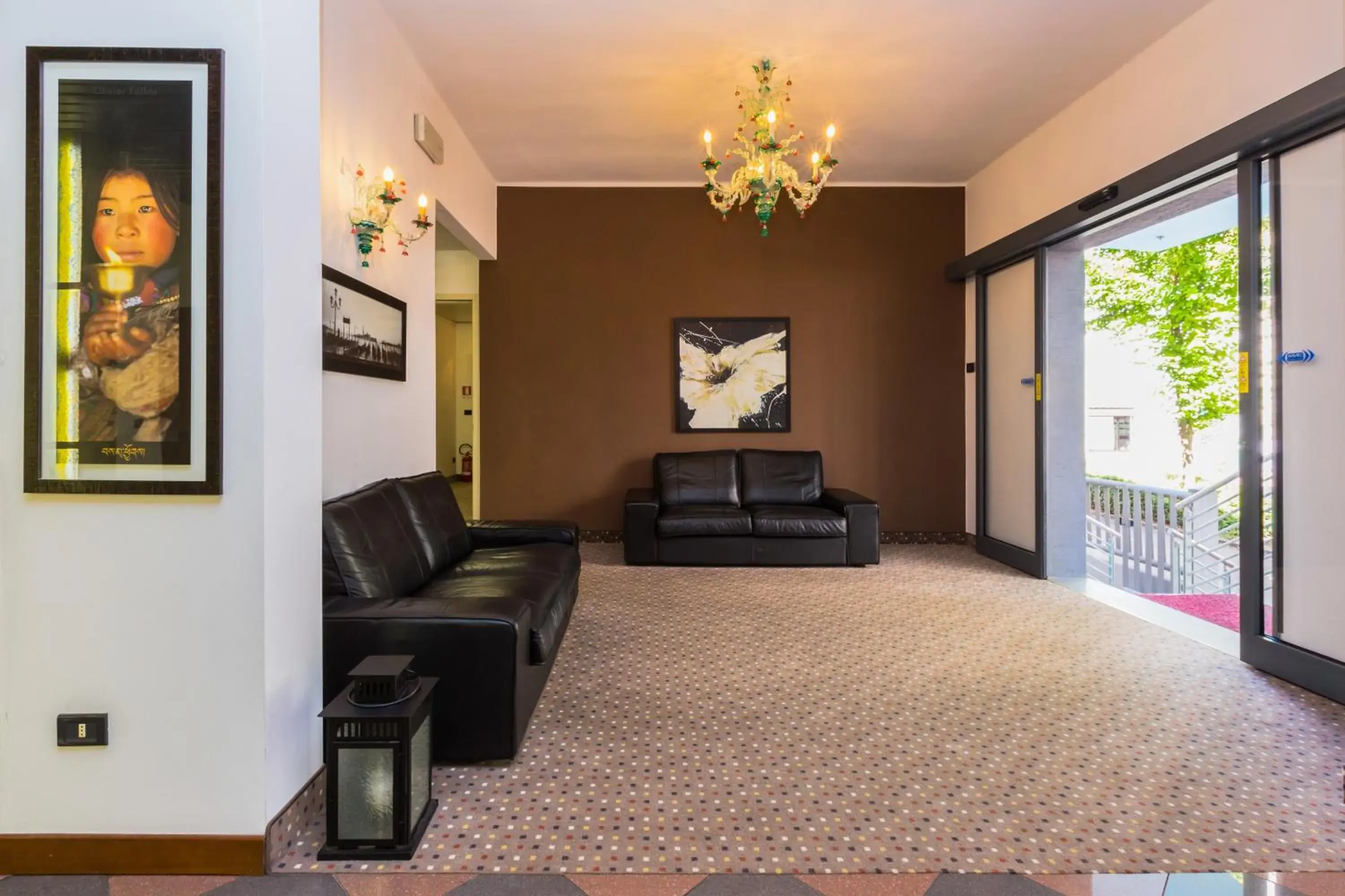 Lobby or reception in Hotel Adria Lobby or reception in Hotel Adria