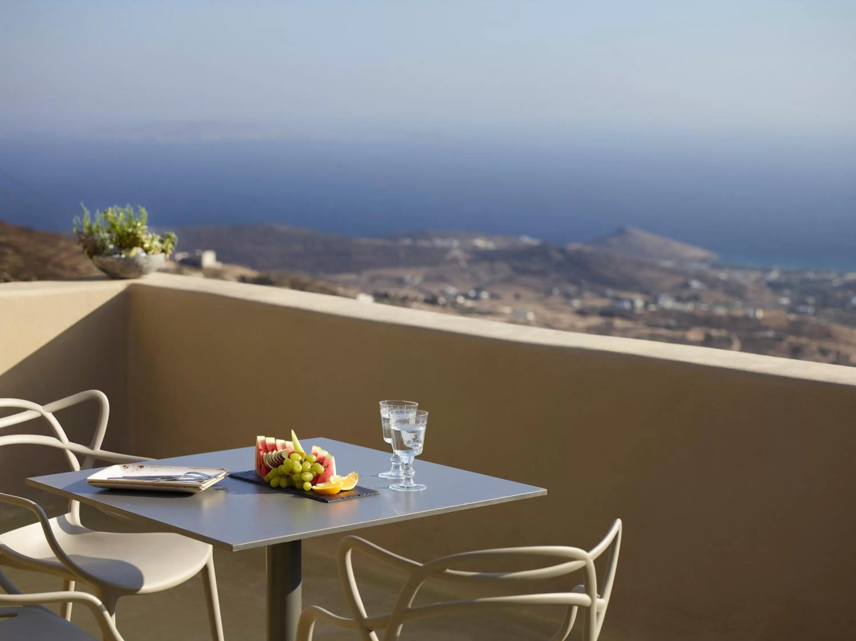 Patio in Aeolis Tinos Suites
