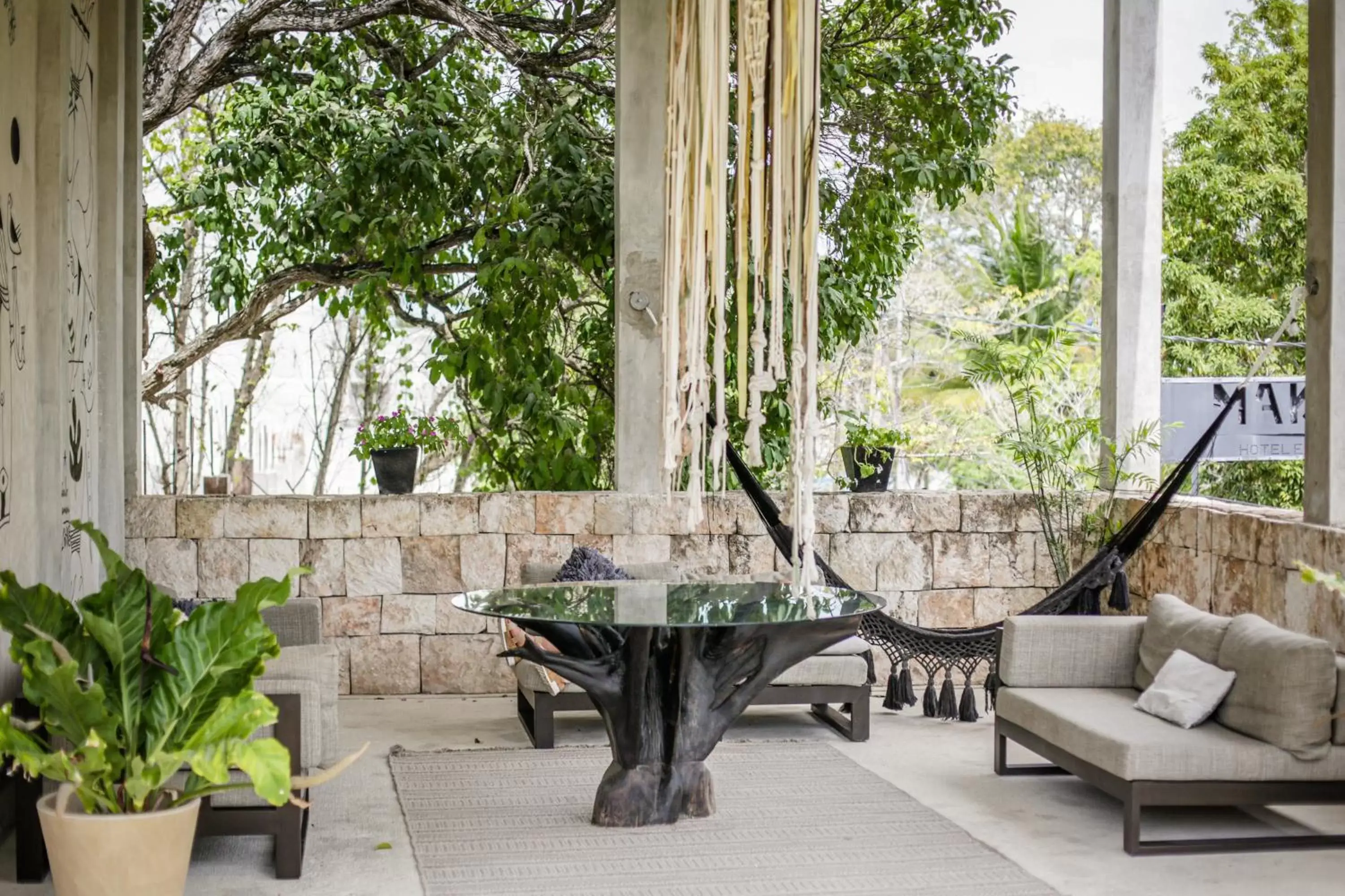 Living room in Hotel Makaabá Eco-Boutique Living room in Hotel Makaabá Eco-Boutique