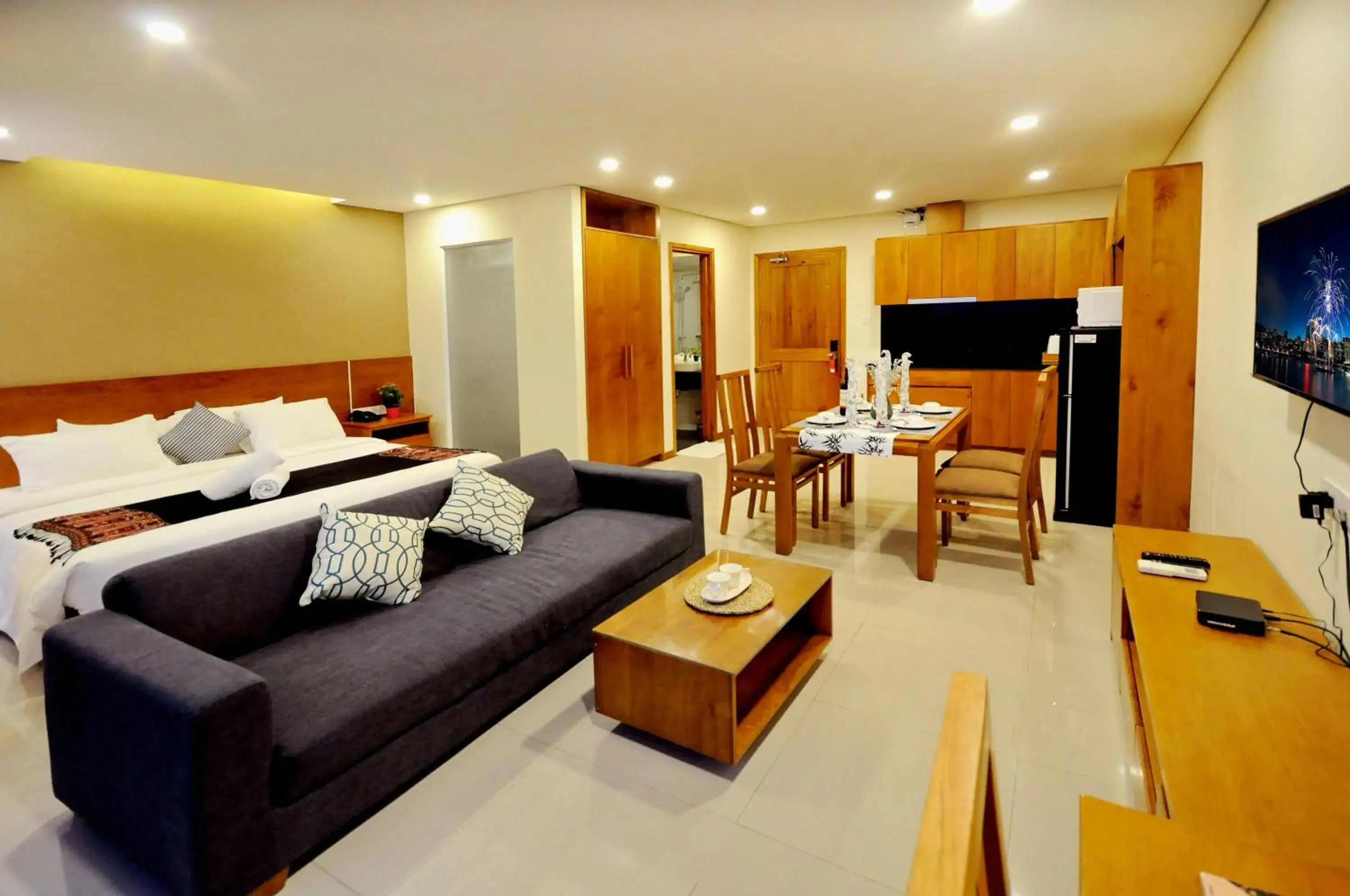 Living room in Holi Beach Hotel & Apartments