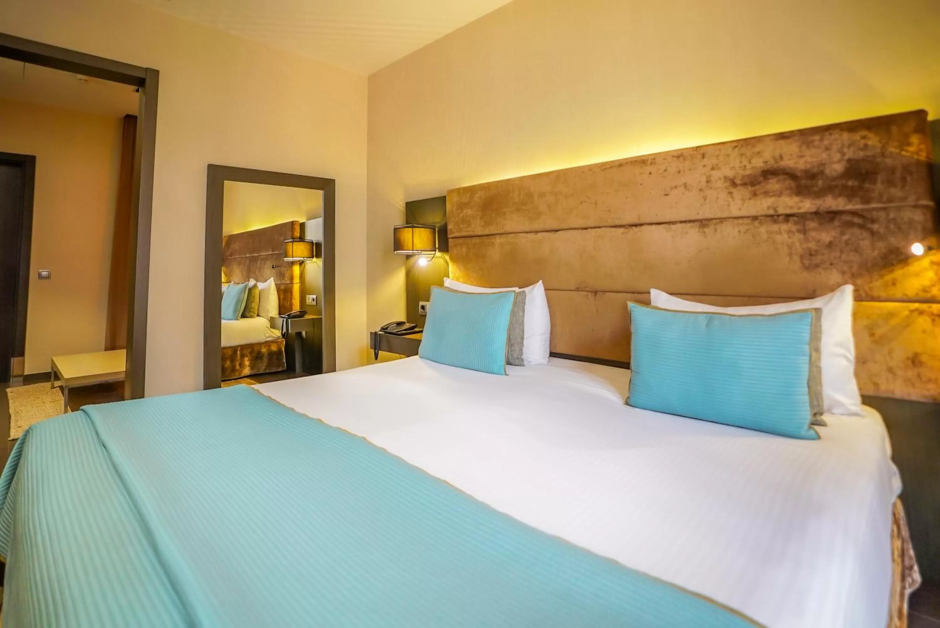 Bed in Hotel Constanza