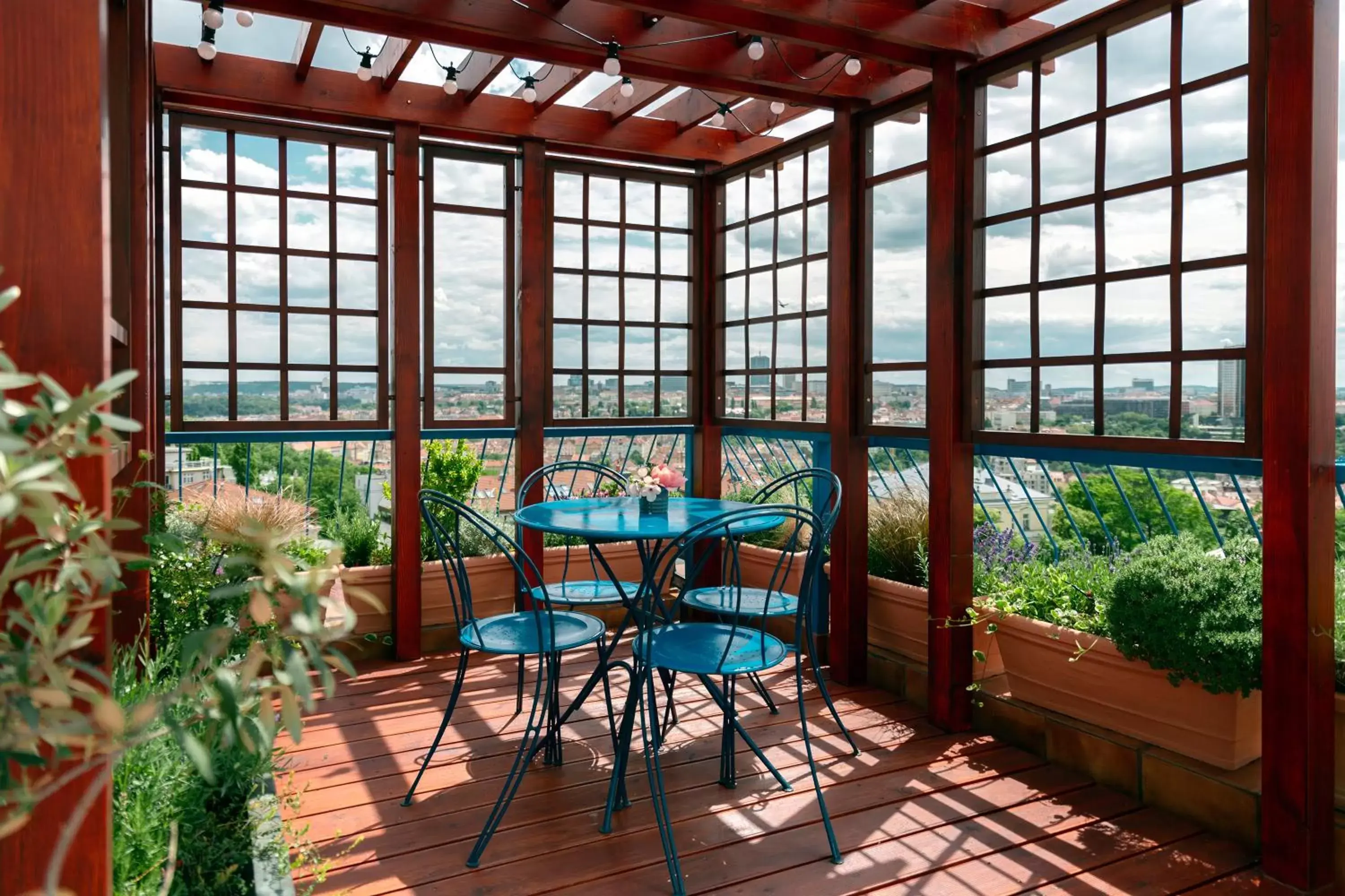 Balcony/Terrace in Hotel Orion