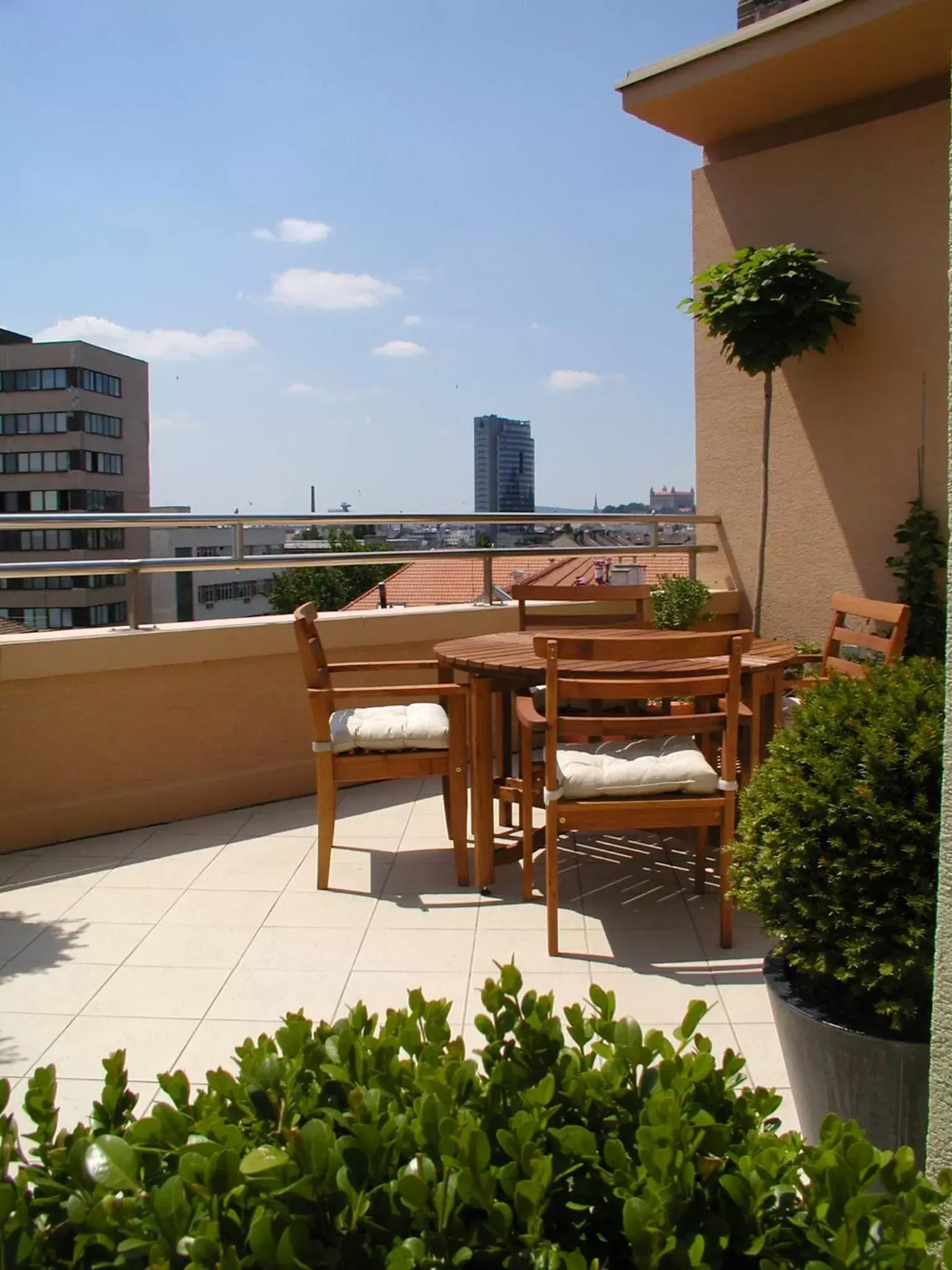 Balcony/Terrace in Apollo Hotel Bratislava