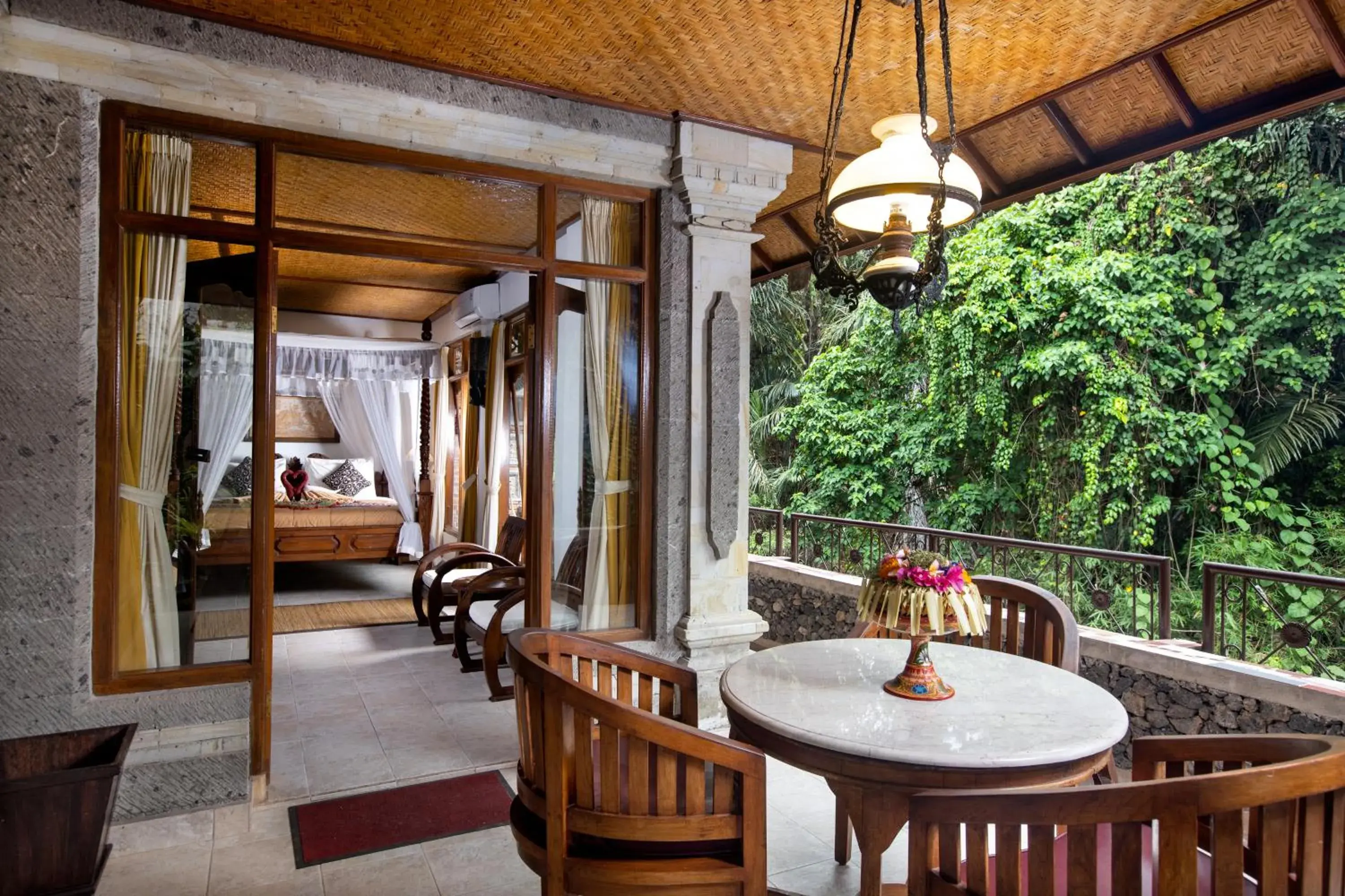 Patio, Restaurant/Places to Eat in Ketut's Place Bed & Breakfast Ubud