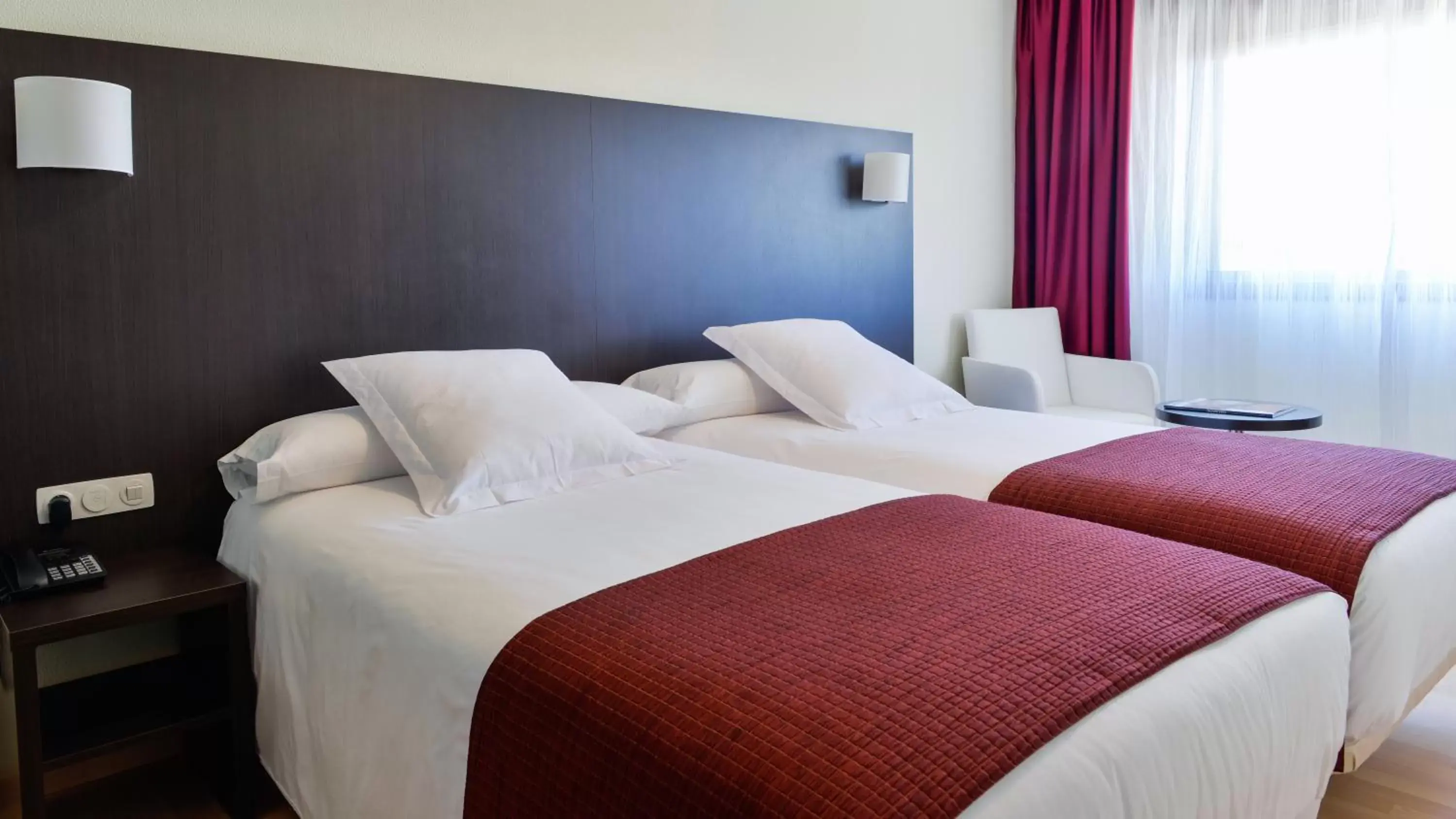 Bed in Hotel Santiago Apóstol Bed in Hotel Santiago Apóstol