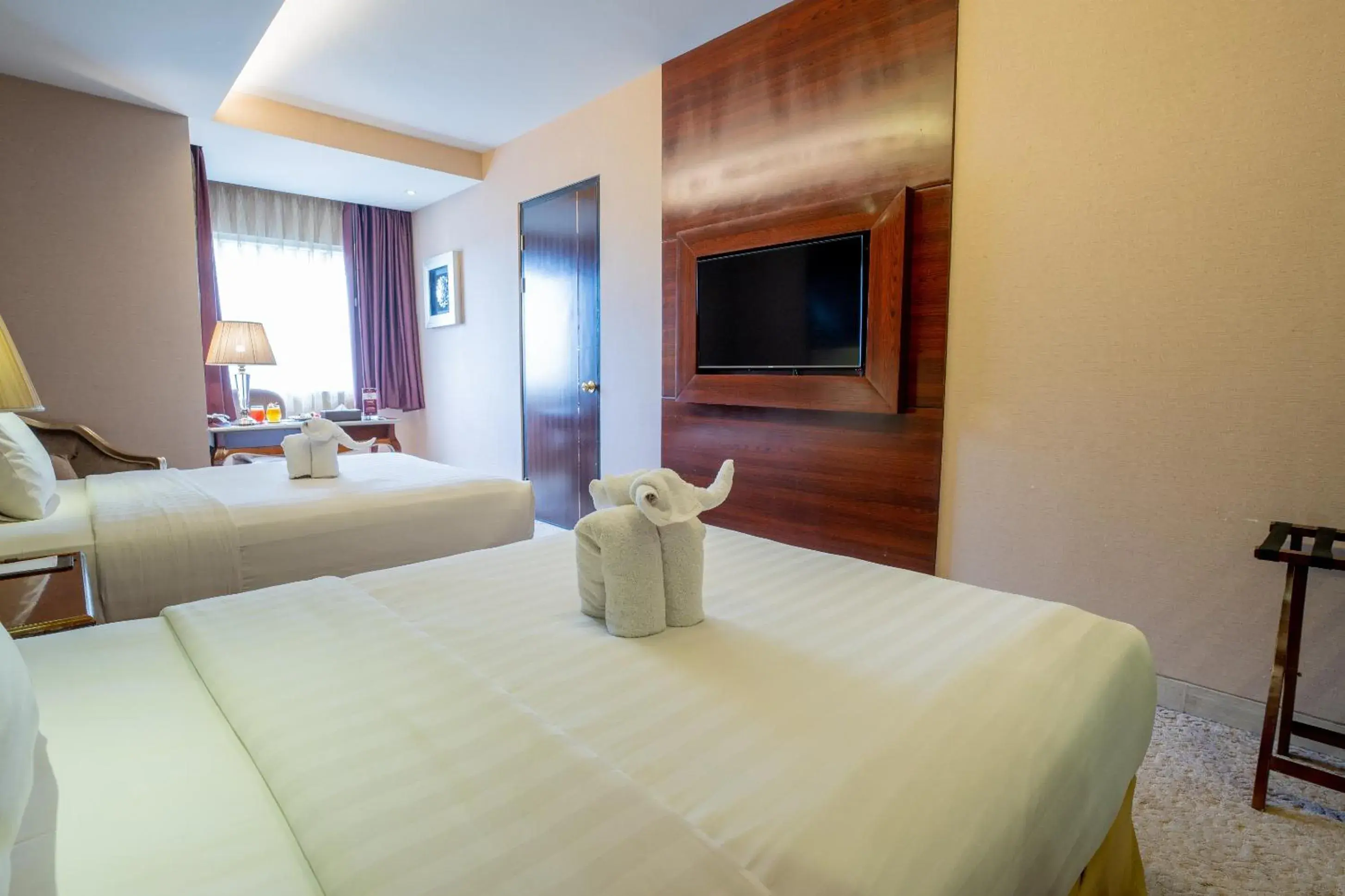 Bed in Belviu Hotel Bandung