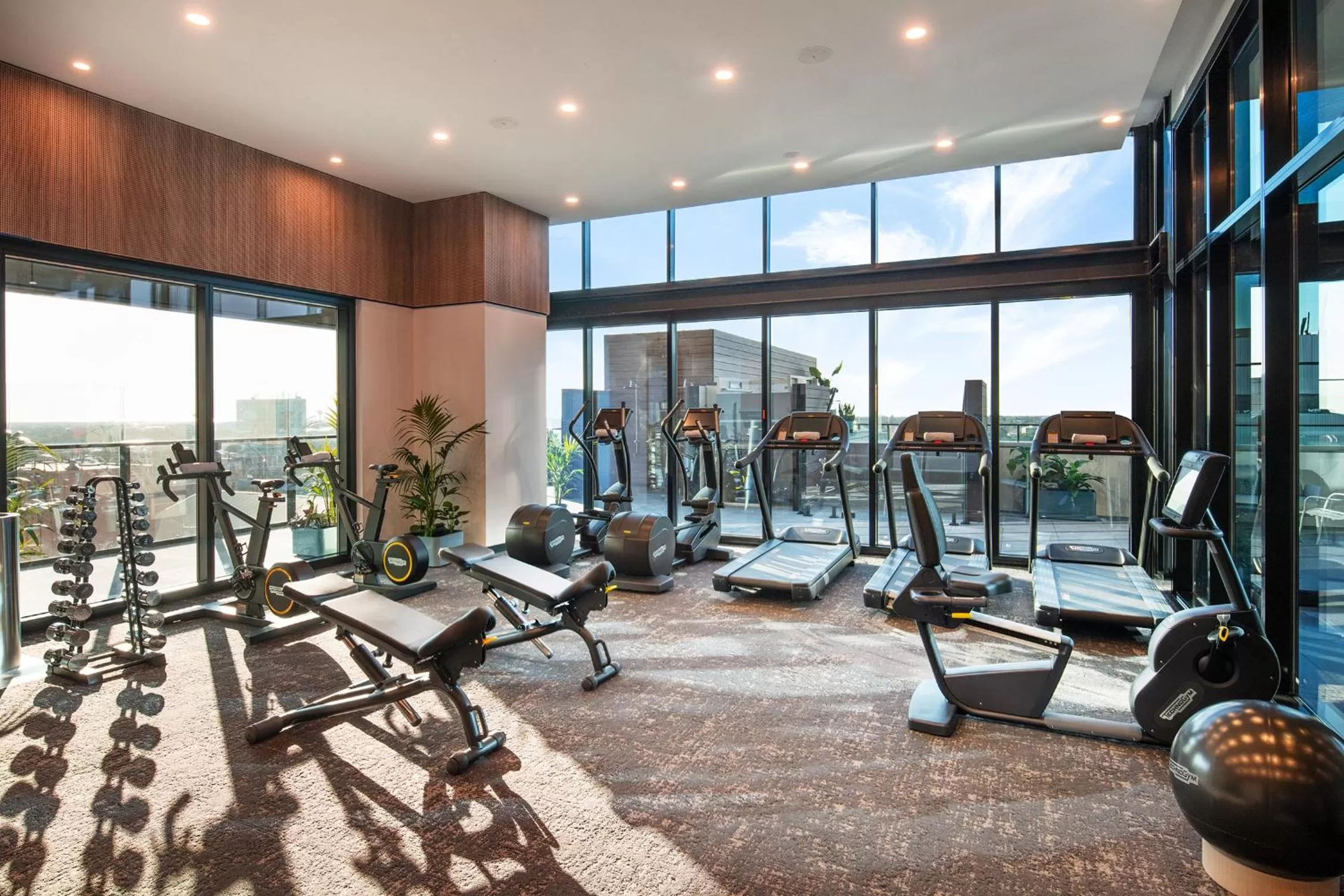 Fitness centre/facilities in Crowne Plaza Adelaide by IHG