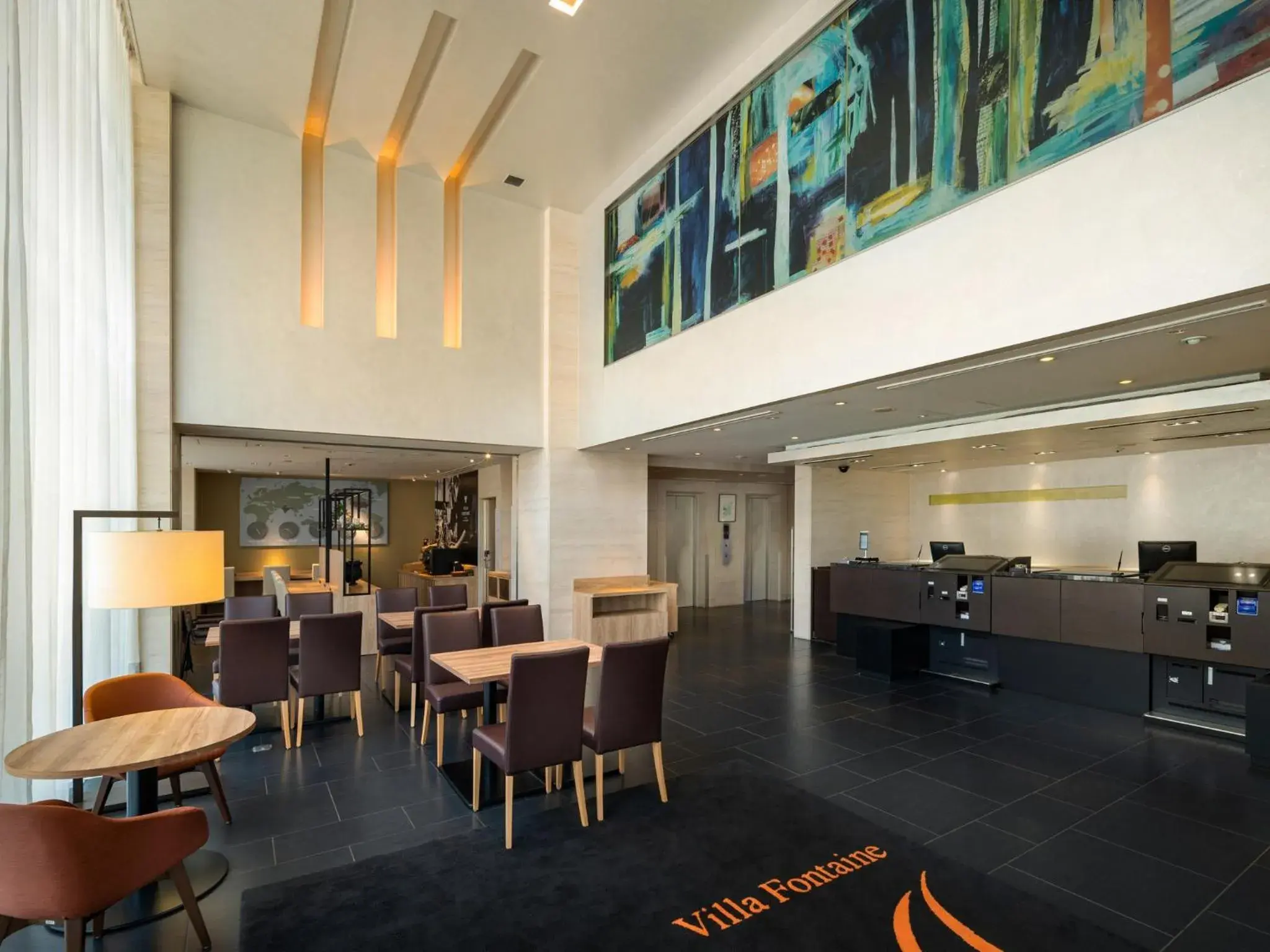 Lobby or reception, Restaurant/Places to Eat in Hotel Villa Fontaine Tokyo-Hatchobori