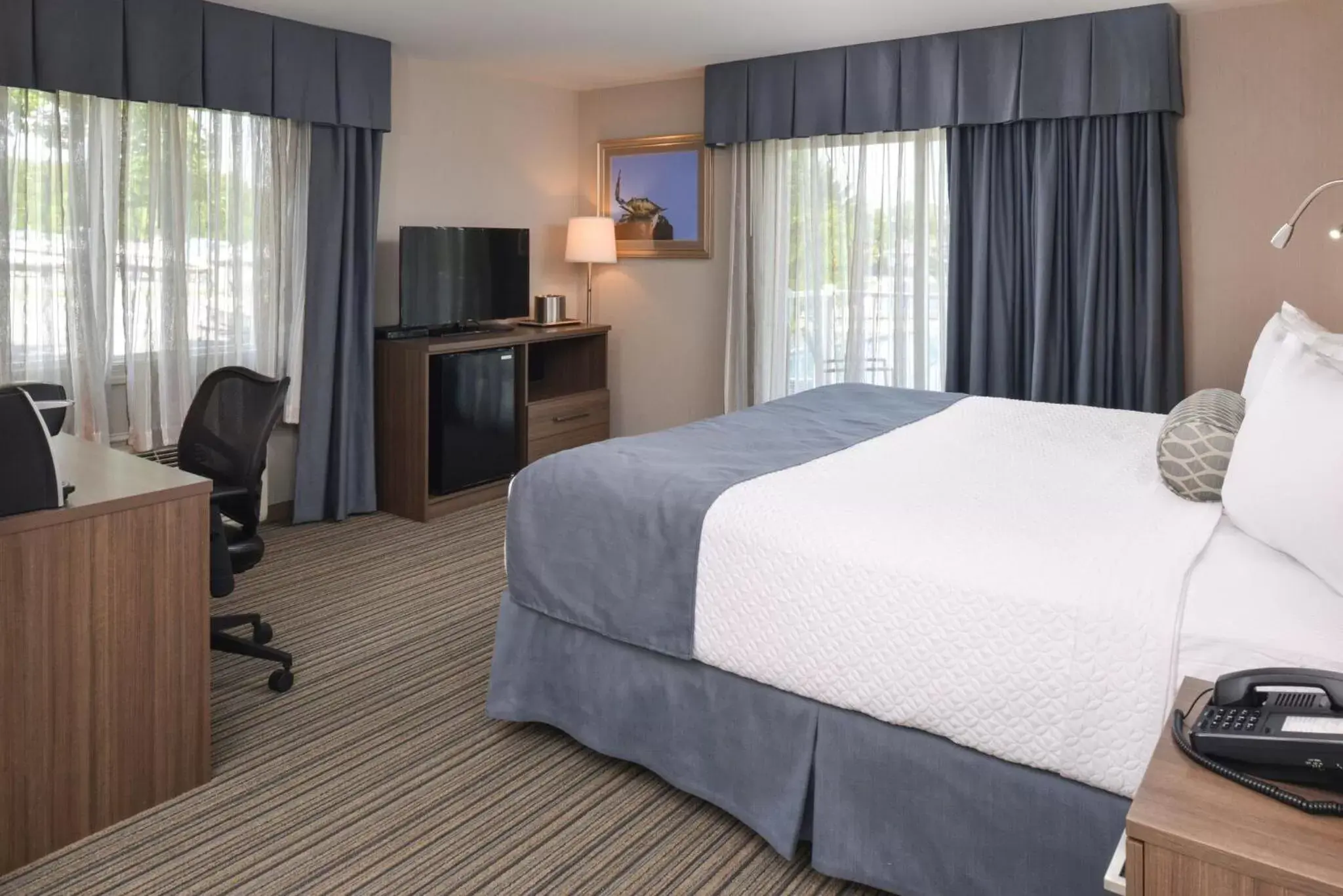 Pool view, Bed in Anchored Inn at Hidden Harbor Pool view, Bed in Anchored Inn at Hidden Harbor