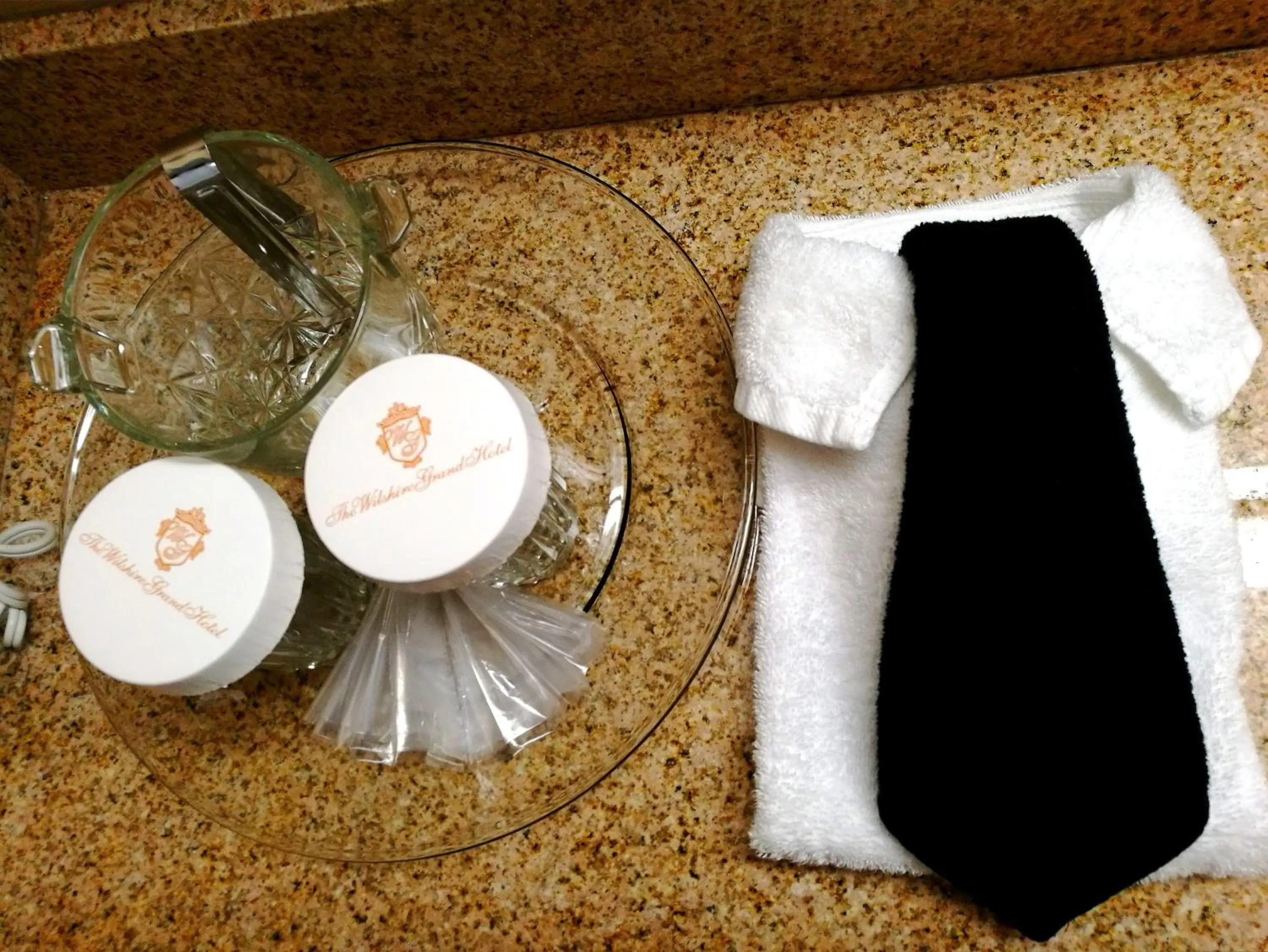 Bathroom in The Wilshire Grand Hotel