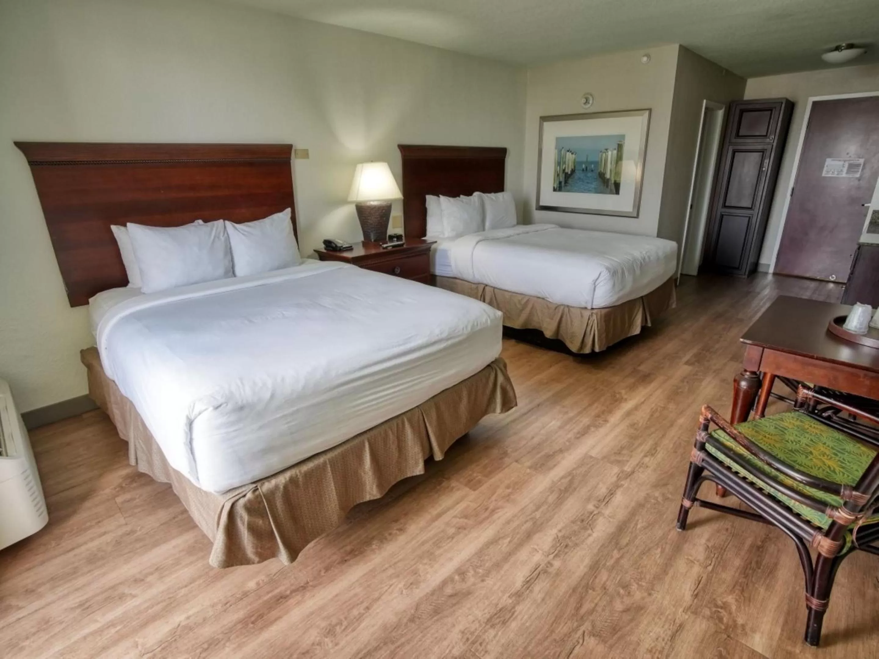 Bed in Treasure Island Hotel and Marina