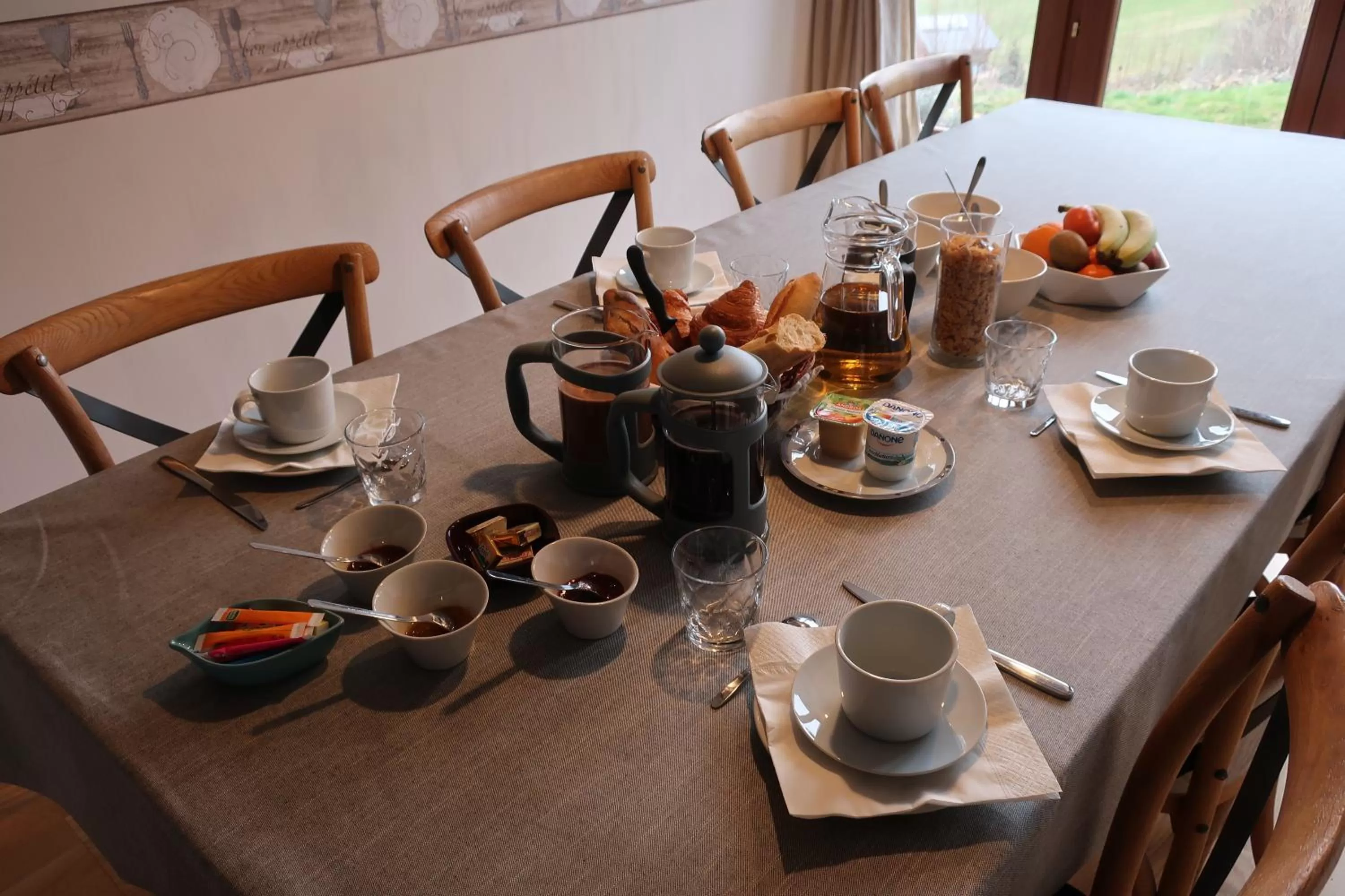 Breakfast in chambres d'hôtes le Chêne