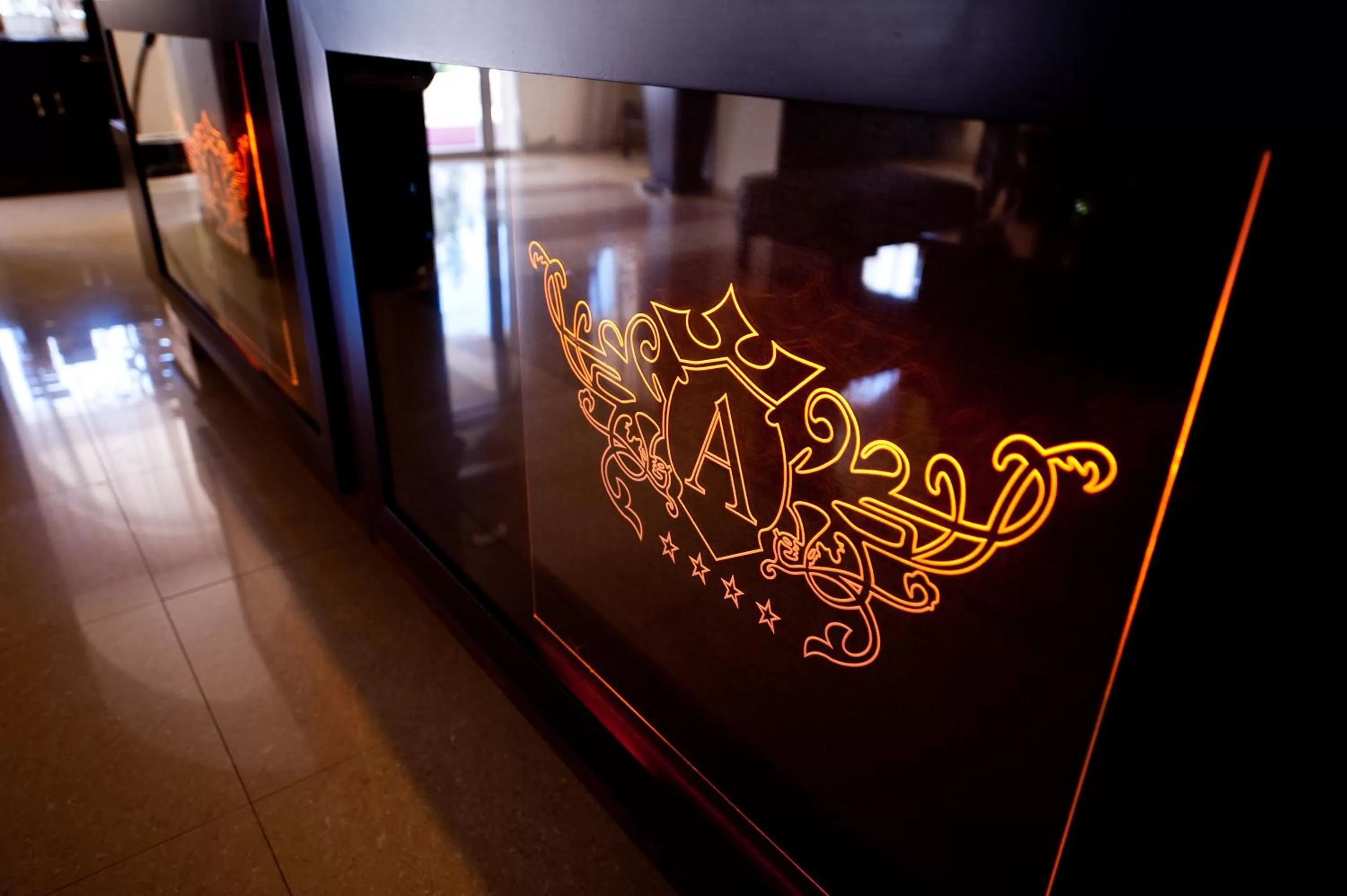 Property logo or sign in Hotel Aurum