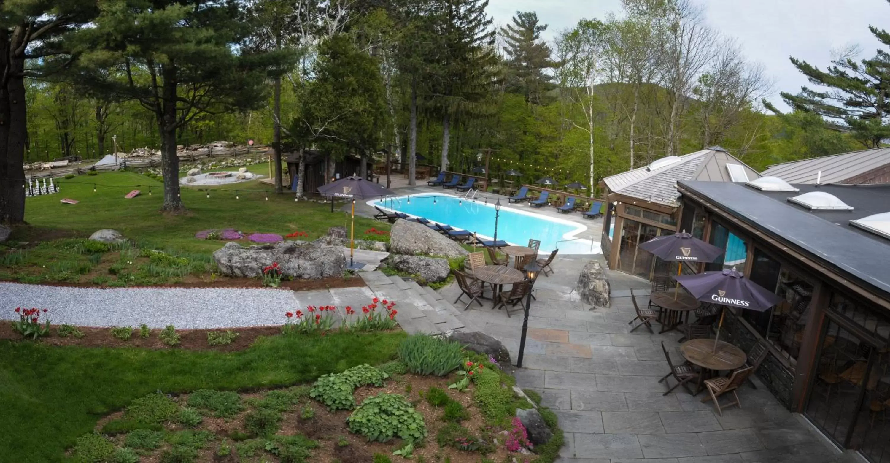 Pool View in Summit Lodge
