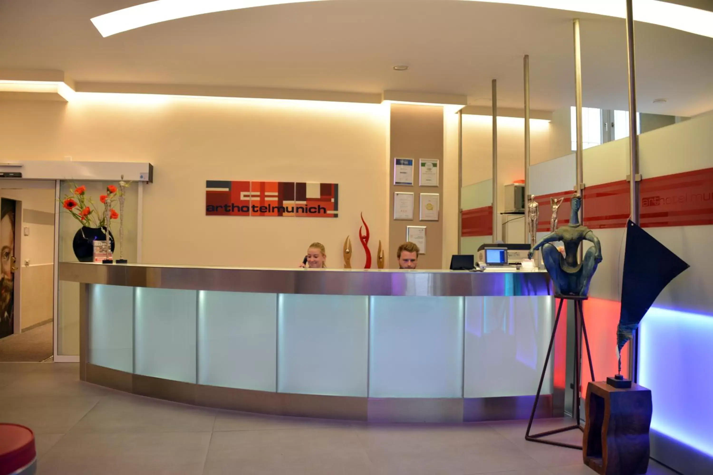 Lobby or reception in Arthotel Munich Lobby or reception in Arthotel Munich