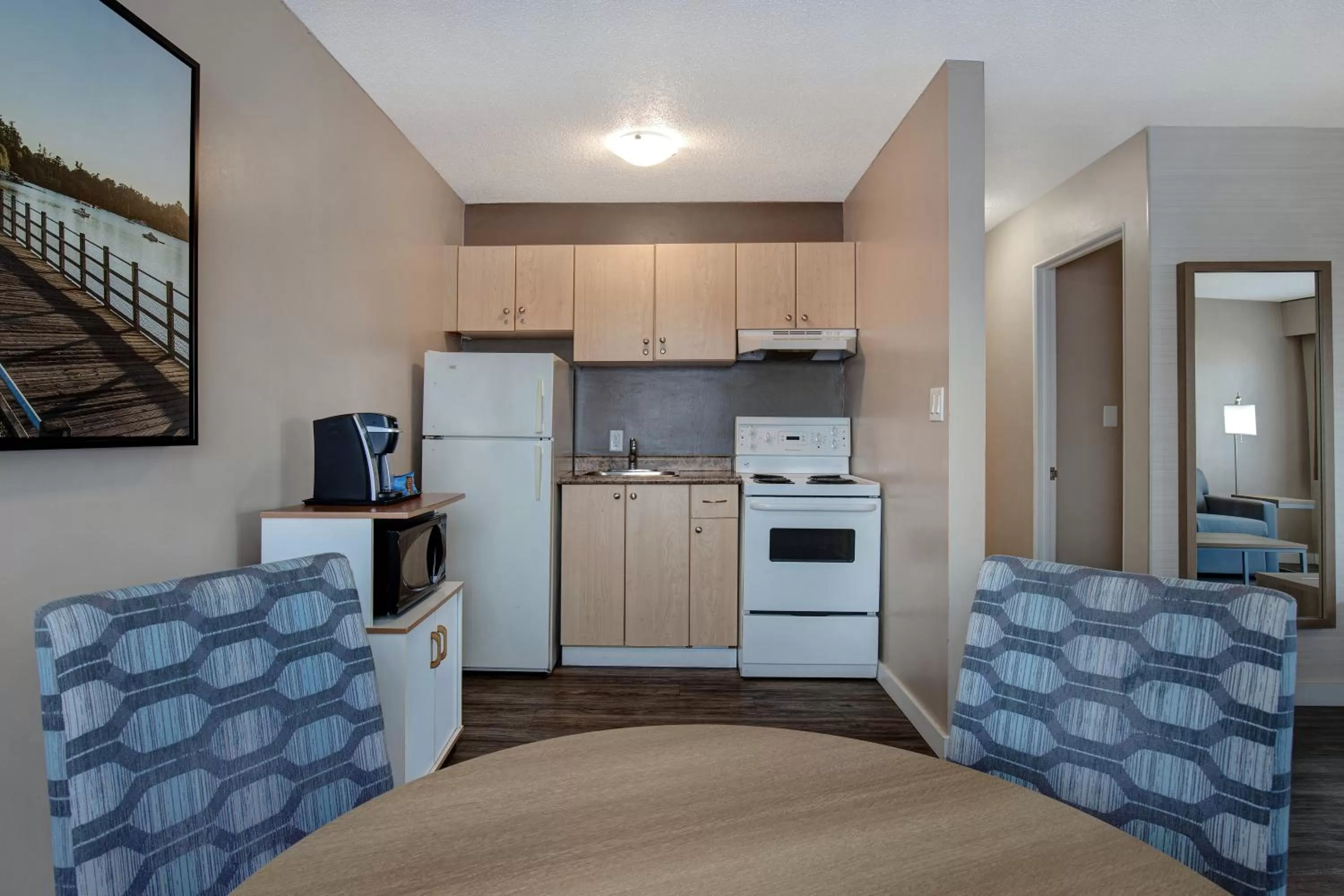 Kitchen or kitchenette in Days Inn by Wyndham Victoria Uptown