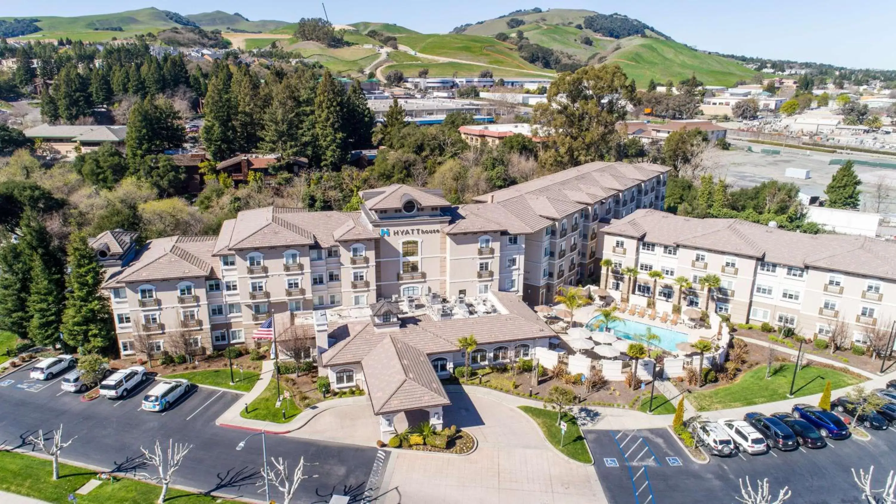 Property building, Bird's-eye View in Hyatt House San Ramon