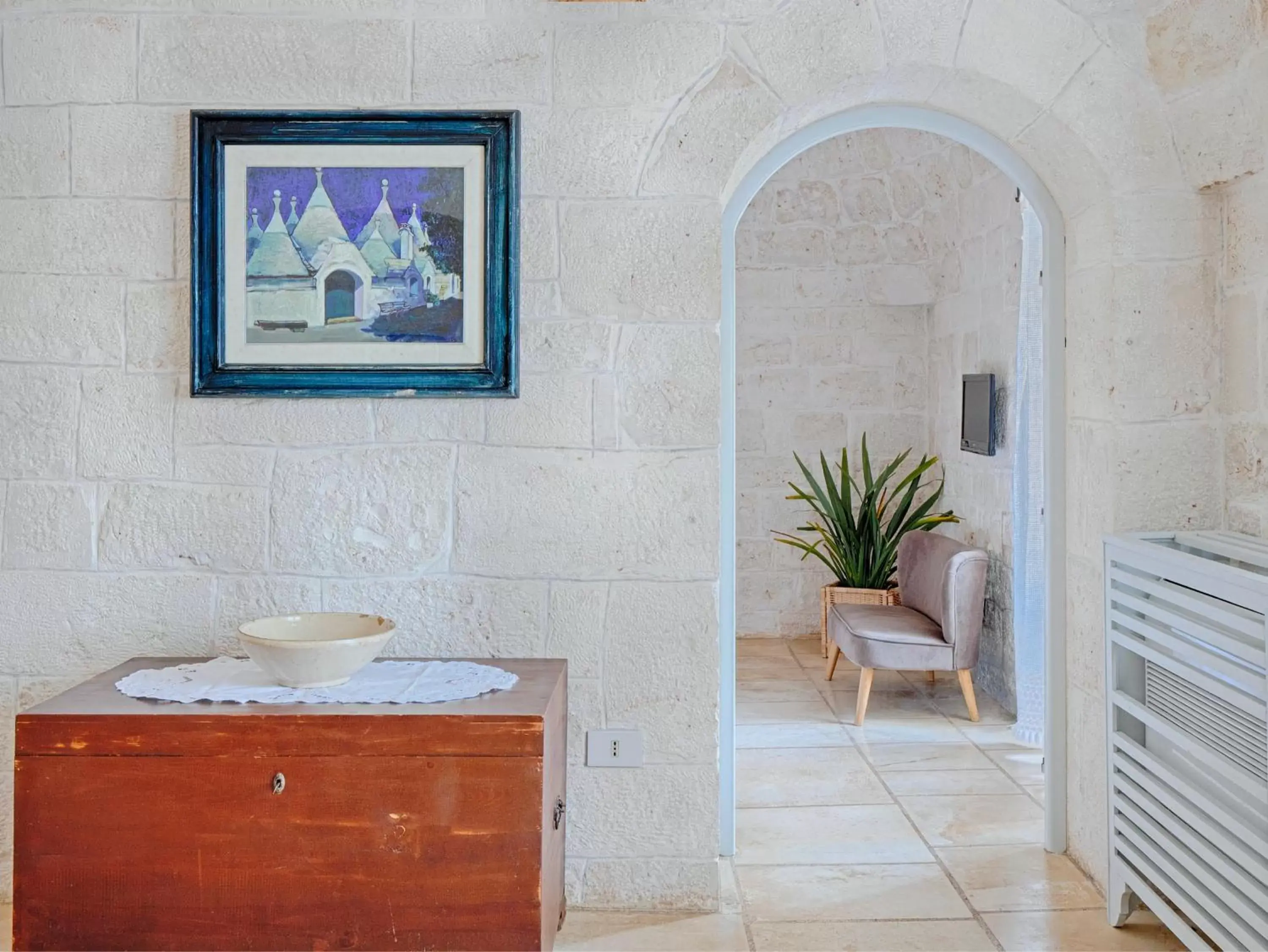 Bathroom in Trullo Santangelo