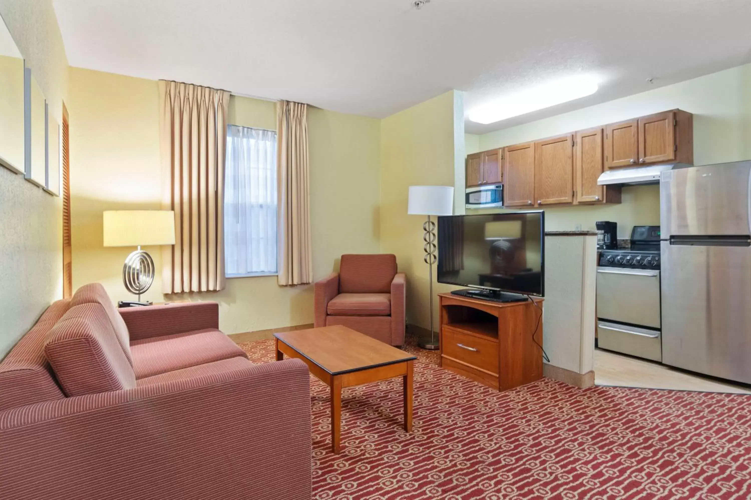 TV and multimedia, Seating Area in Extended Stay America Suites - Richmond - Glen Allen - Short Pump