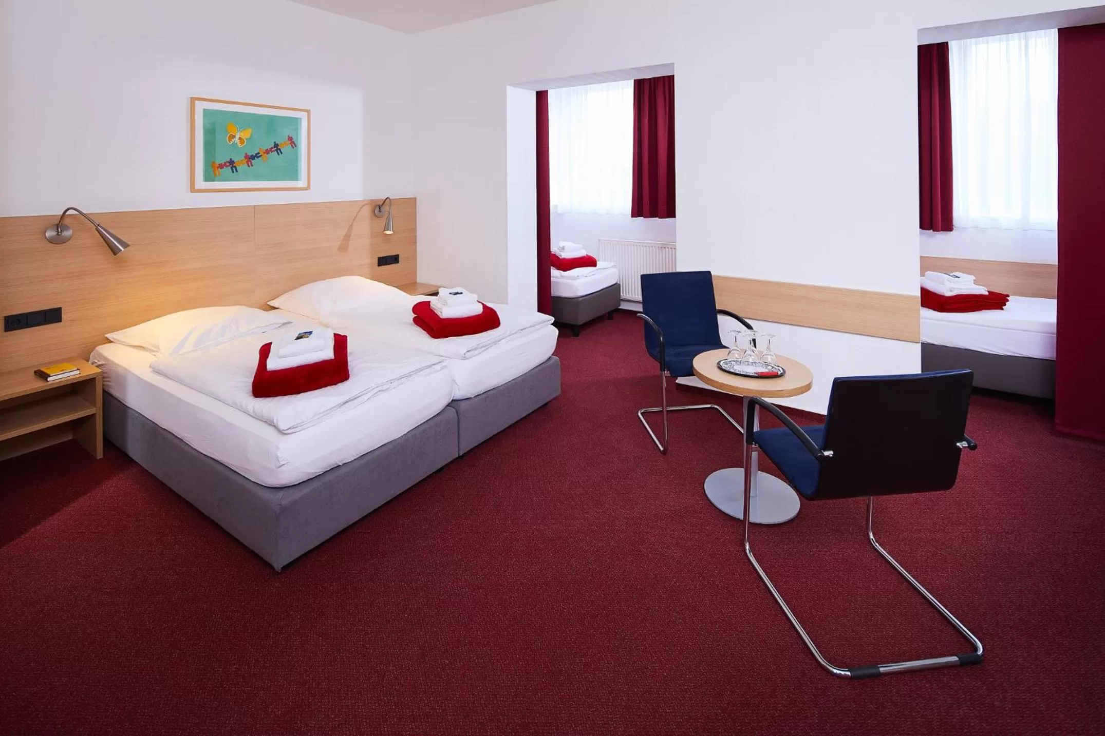 Photo of the whole room, Bed in Hotel Haus vom Guten Hirten