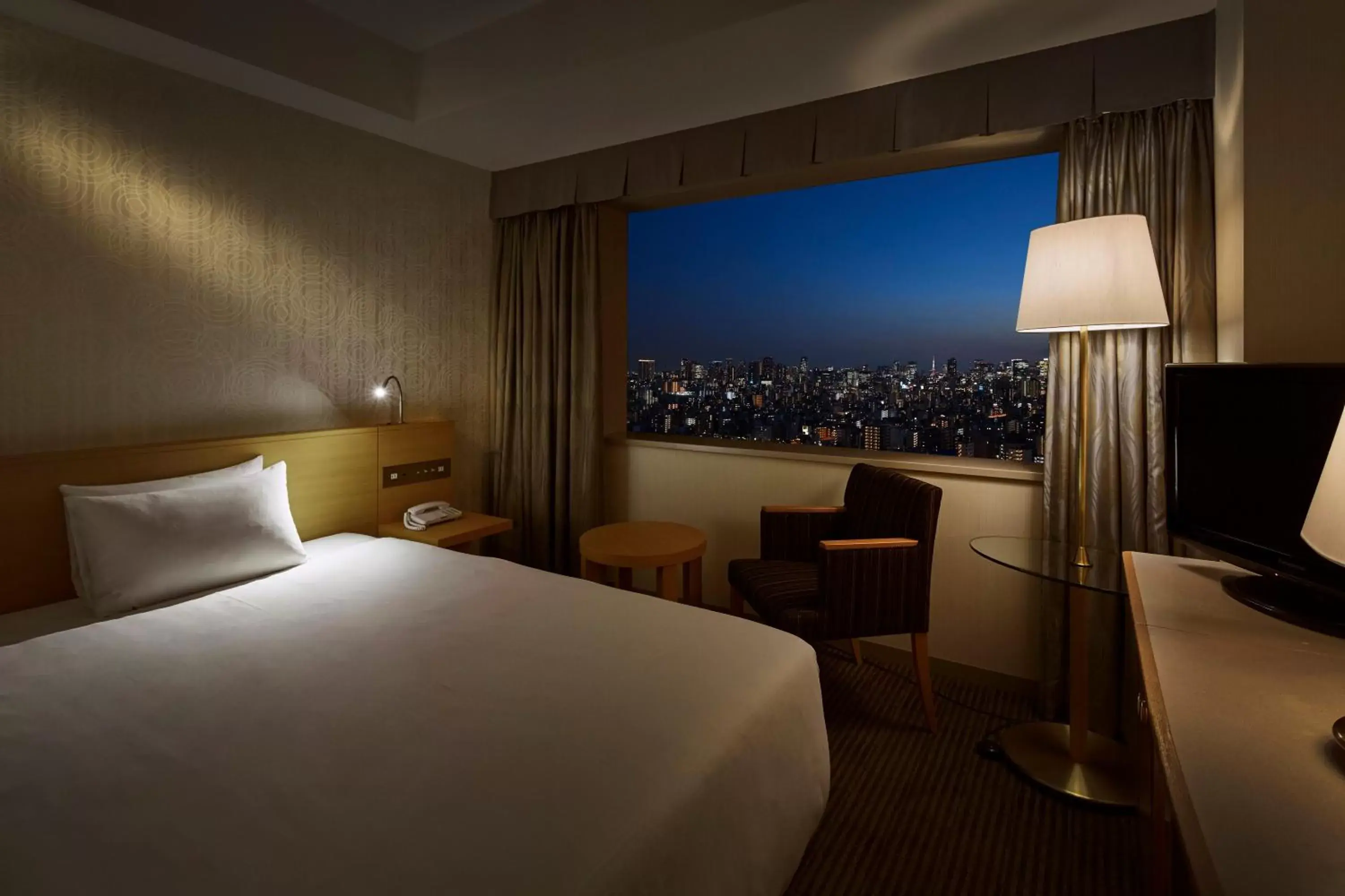 Night, Bed in Tobu Hotel Levant Tokyo