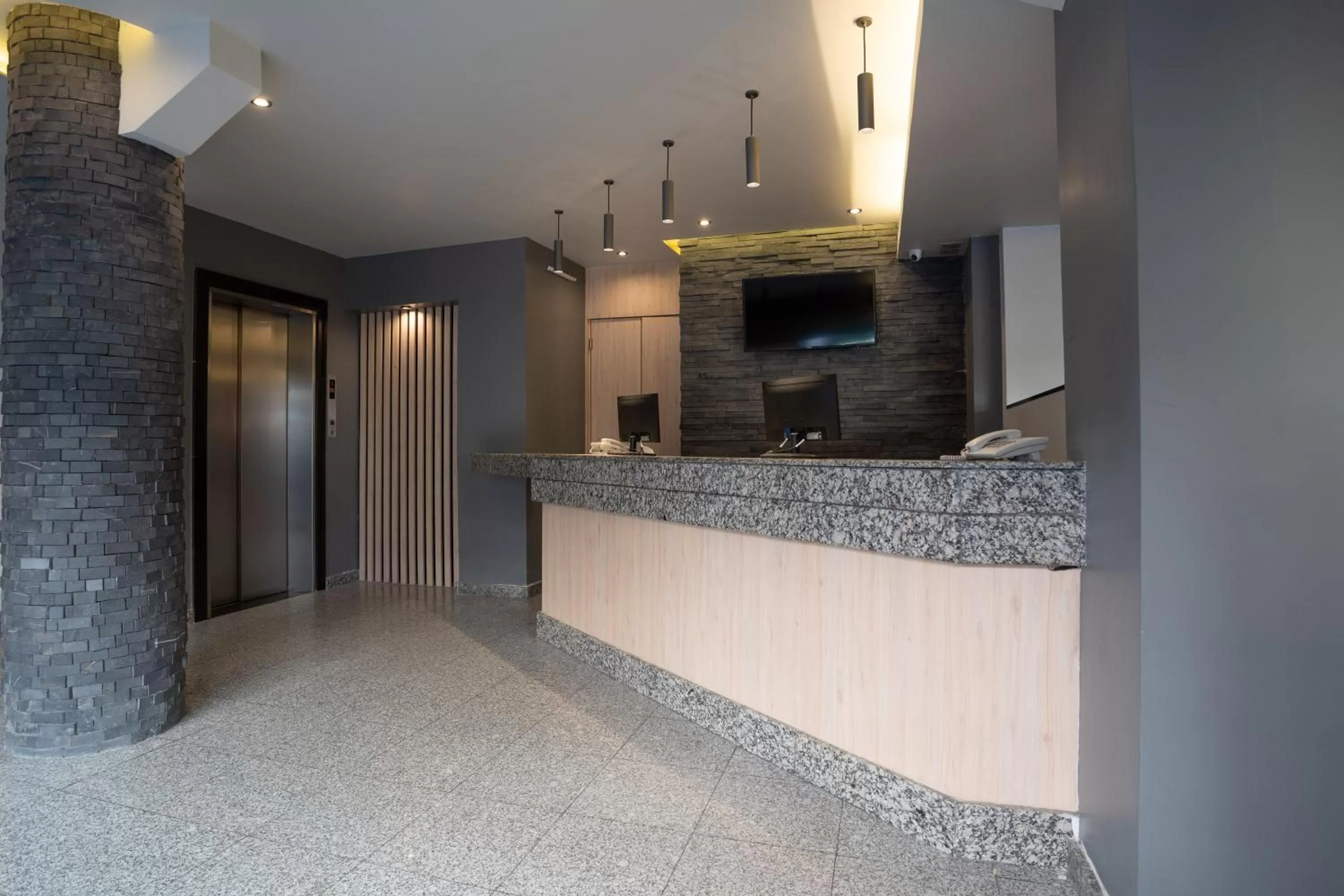 Lobby or reception in Hotel Roble