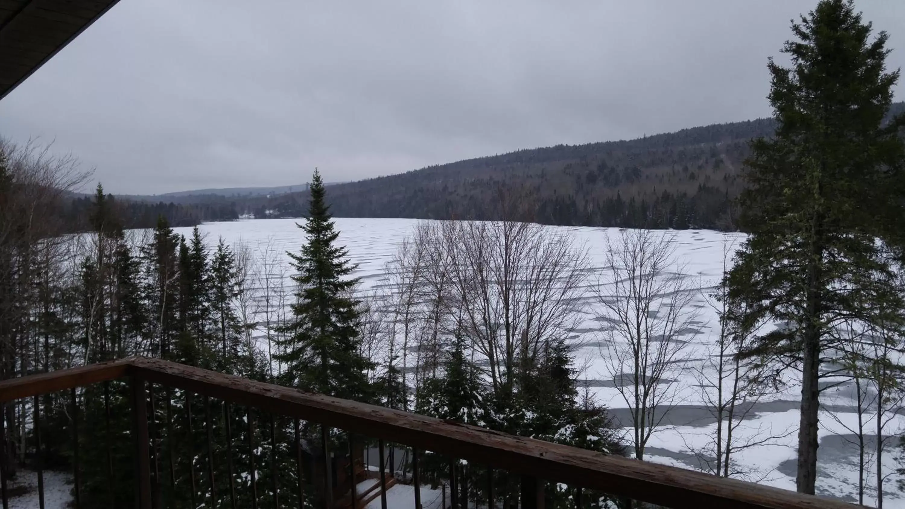 Bird's eye view, Winter in Strong Timbers BnB