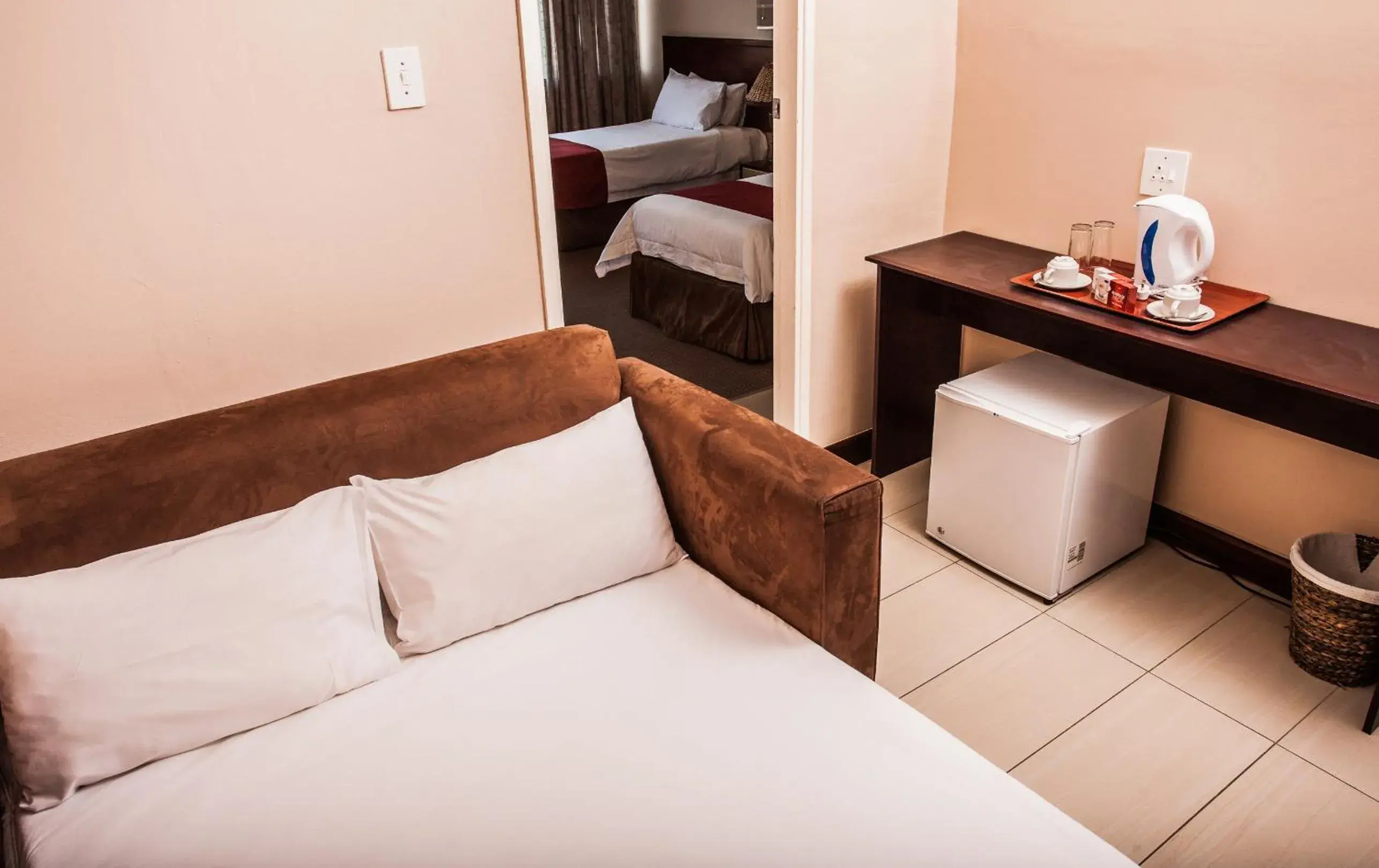 Bed in Coastlands Durban Self Catering Holiday Apartments