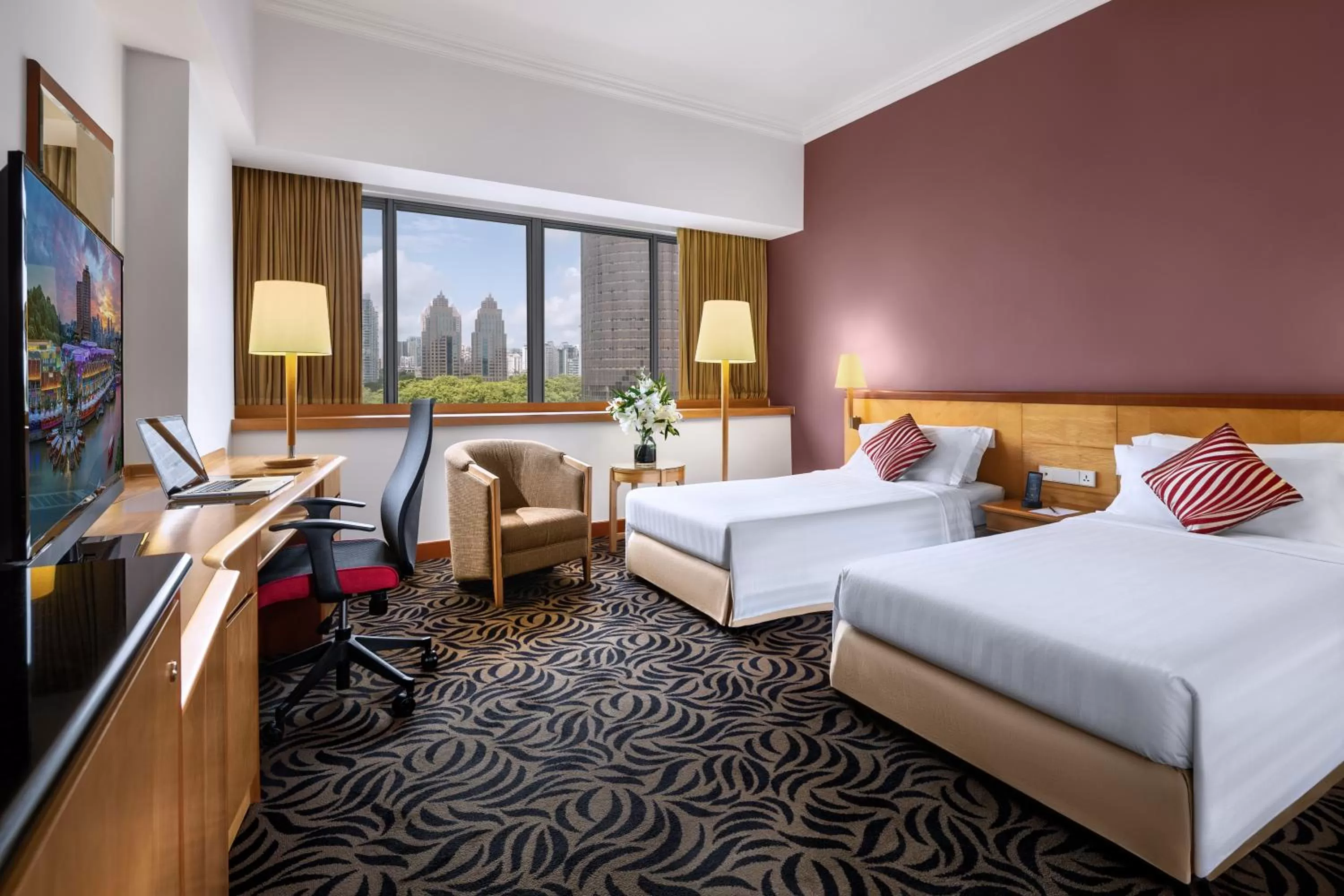 Bedroom, Bed in Furama RiverFront