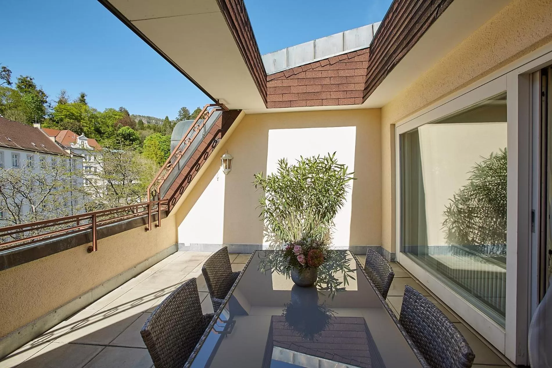 Balcony/Terrace in Hotel Beek by Anna