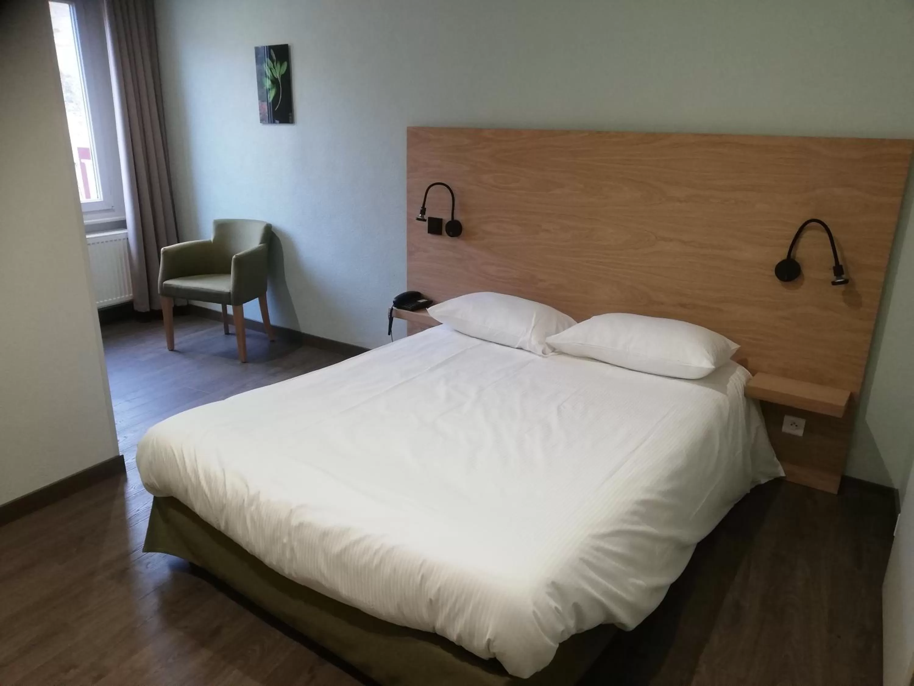 Bed in Hôtel Restaurant Le Moschenross