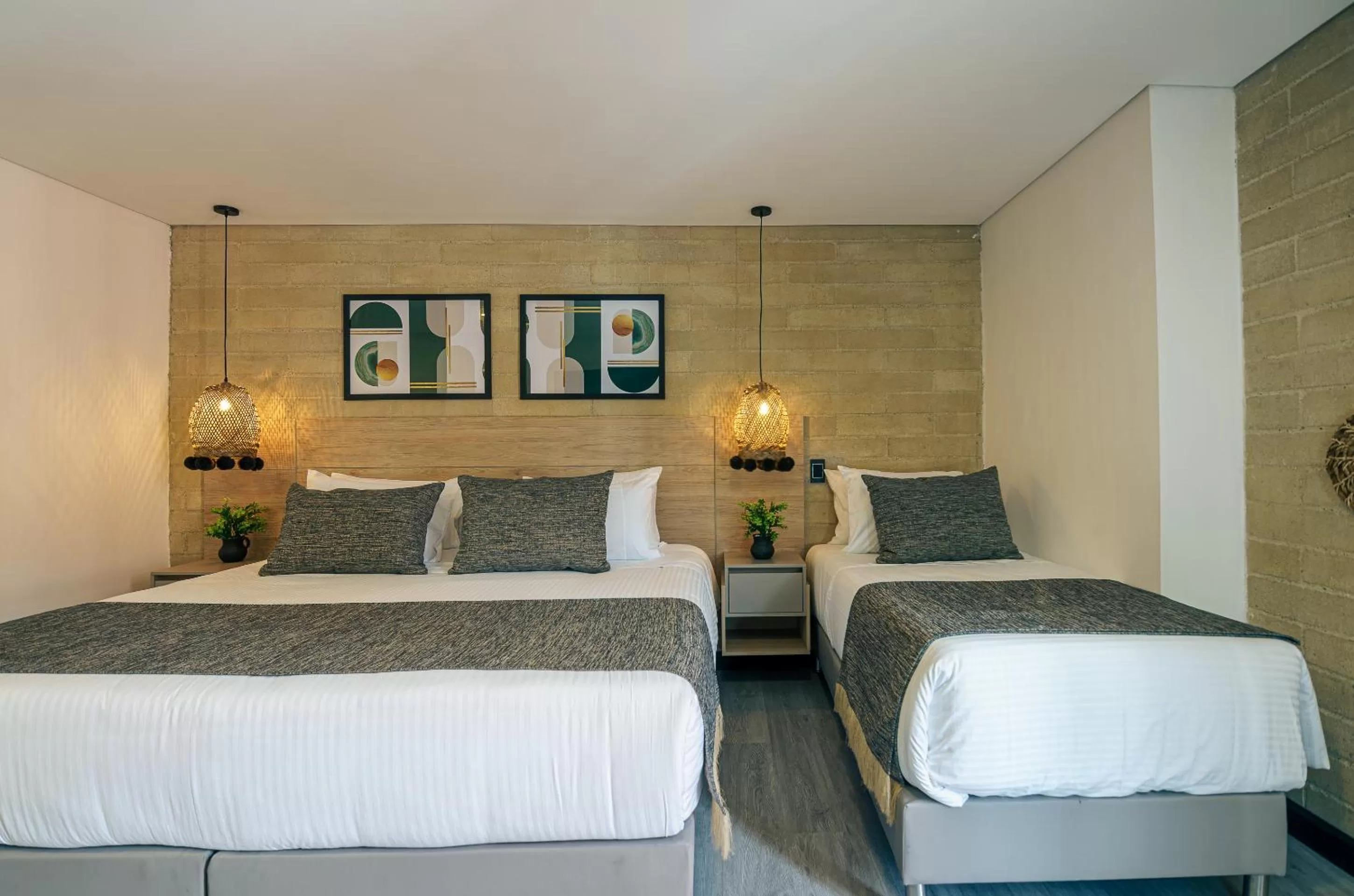 Bed in First Class Hotel