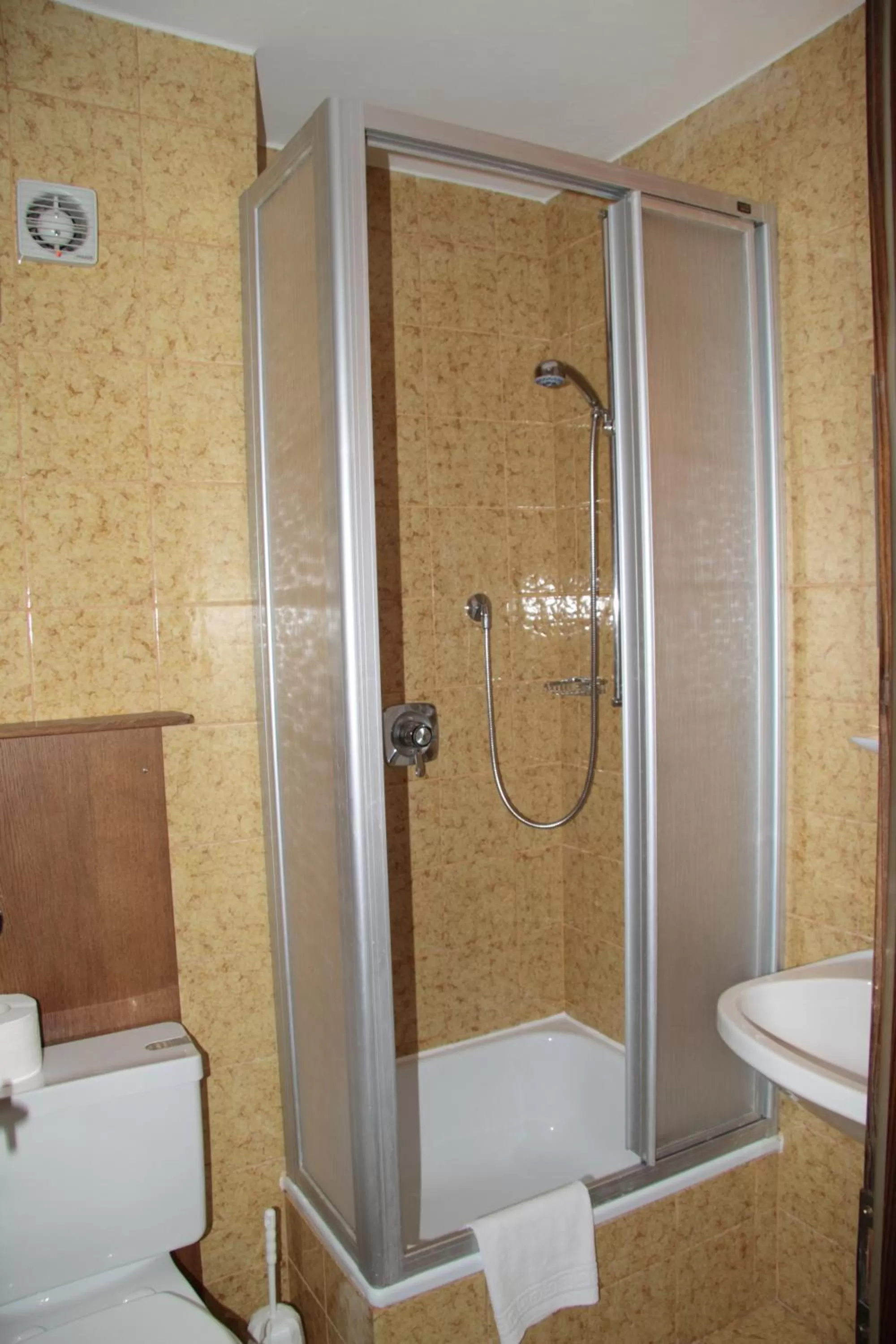 Shower, Bathroom in Hotel Alpenblick Berghof